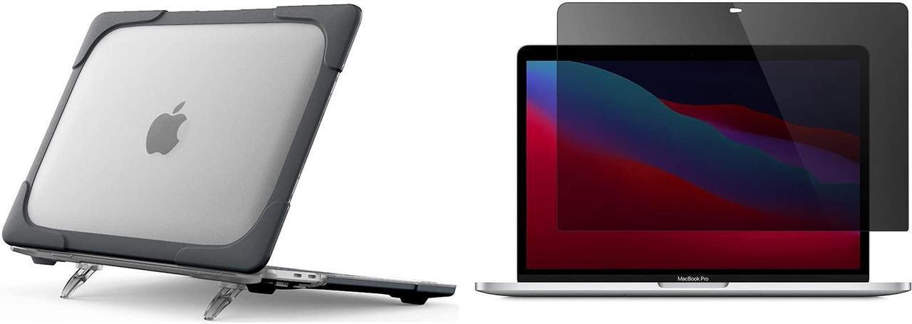 Main image of ProCase Heavy Duty Shell Cover for MacBook Pro 13 2020 Release Bundle with Privacy Screen Protector for MacBook Air 13 / Pro 13