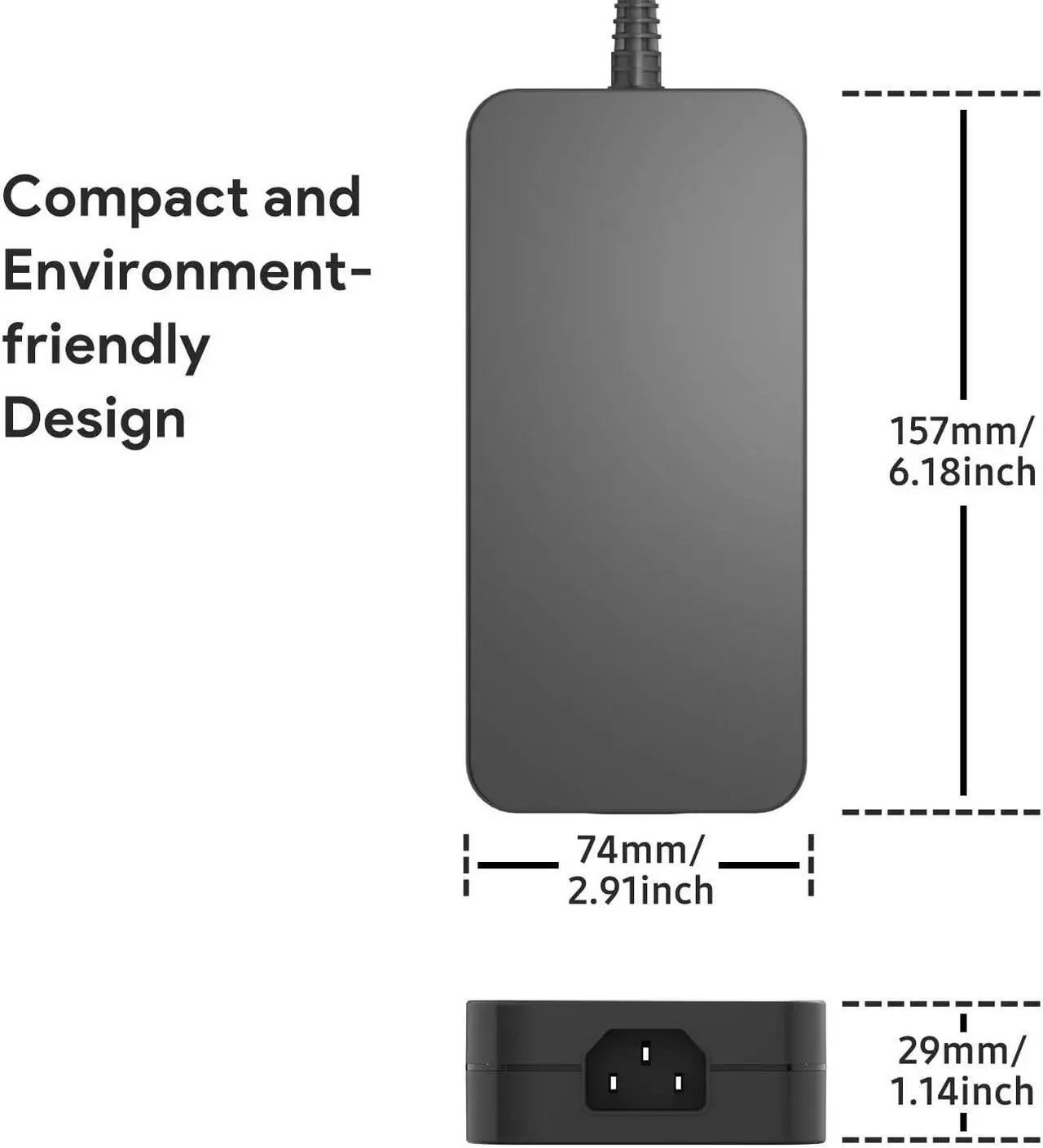 Alt view image 5 of 5 - KFD AC Adapter for Sony Bravia TV 50" 55" 60" Smart LED LCD HDTV Screen Power Supply Sony KDL-55W700B KDL-55W800B KDL-55W807B KDL-55W790B KDL-55W800C KDL-50W755C KDL-50W756C KDL-55W755C Smart LED LCD