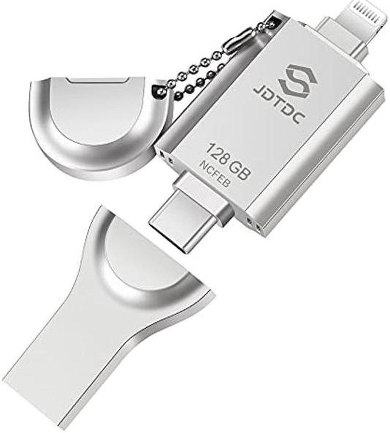 Main image of JSL JDTDC Apple MFi Certified 128GB Photo-Stick-iPhone 15/14/13/12 USB-Flash-Drives External Storage Stick for USB C iPhone-Thumb-Drive Memory-Mobile-for-Android iPad-Flash-Drive Photo Transfer Stick