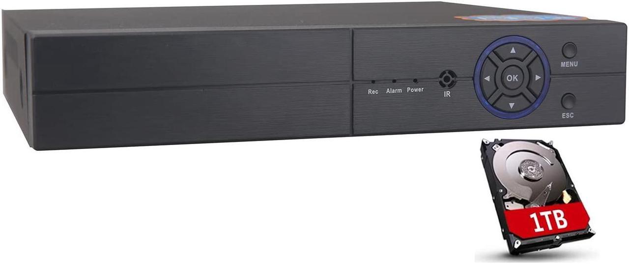 Main image of 8CH 1080P 5-in-1 HD Analog Hybrid DVR&NVR Support 5MP IP Camera+1080P AHD/TVI/CVI Camera and 960H Analog Camera Standalone DVR CCTV Surveillance Security System Video Recorder (1TB HDD Preinstalled)