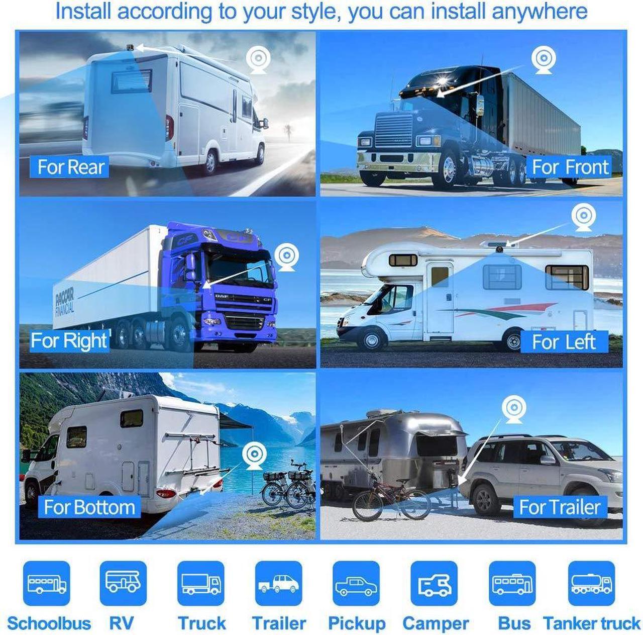 Alt view image 5 of 5 - VSSTECH Mobile DVR Mini 4 Channel Dual SD Card H.265 1080P Vehicle Car Mobile DVR MDVR Video Recorder Support 1080P 720P AHD CVBS PAL/NTSC Camera for Truck Bus Camper Van RV