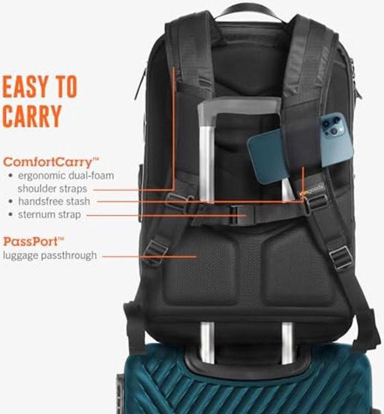 Alt view image 4 of 5 - STM Dux 30L Backpack - Rugged, Comfortable, Innovative, Versatile, Stylish, 360 Degree Protective Backpack for Men & Women, Fits up to a 17" Laptop Plus a Tablet Sleeve - Grey