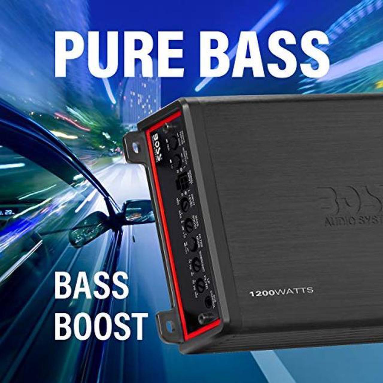 Alt view image 2 of 5 - BOSS Audio Systems Elite BE1200.1D Class D Car Amplifier - 1200 Watts, 1 Ohm Stable, Digital, Monoblock, Mosfet Power Supply, Great for Subwoofers