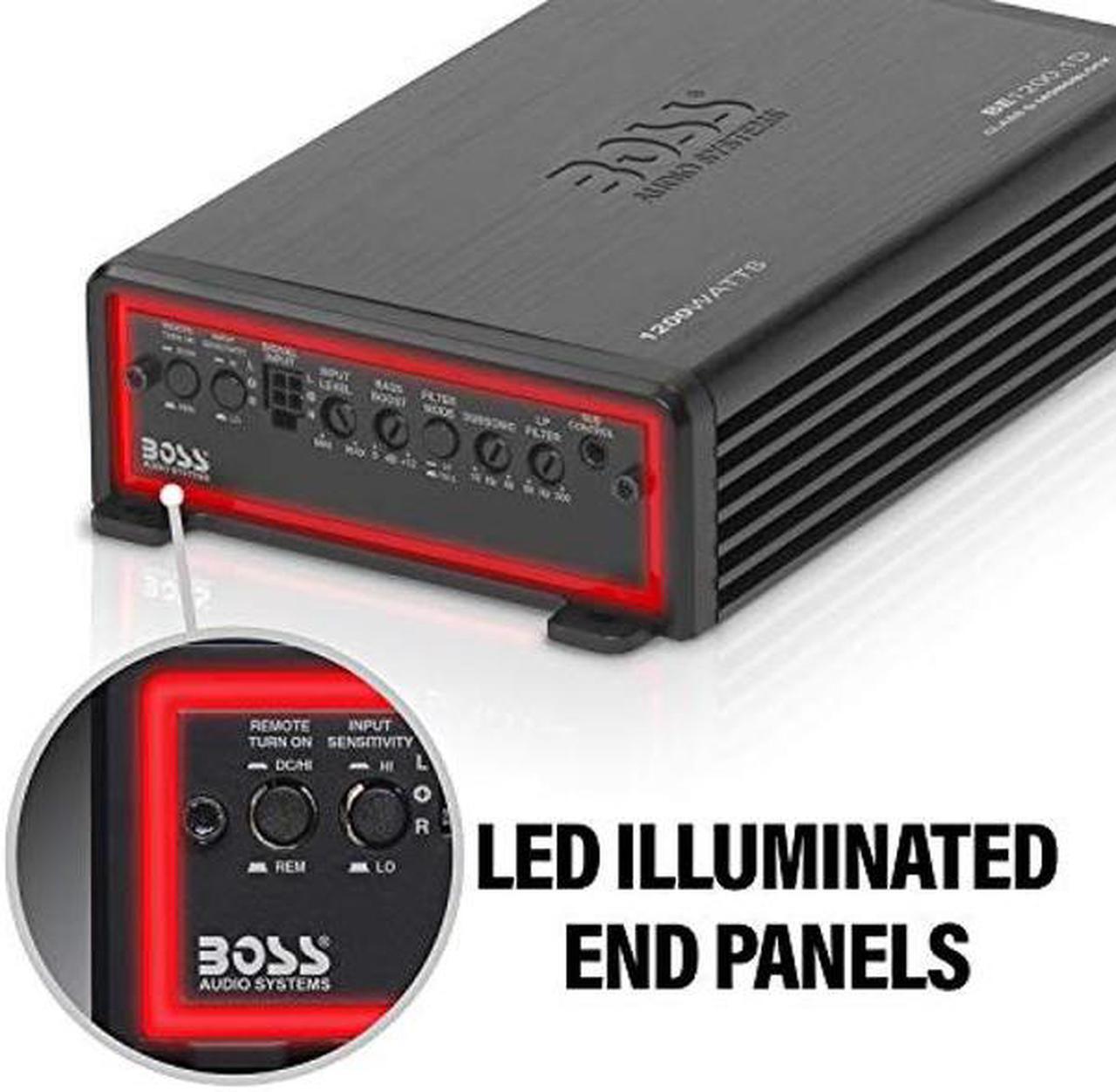 Alt view image 5 of 5 - BOSS Audio Systems Elite BE1200.1D Class D Car Amplifier - 1200 Watts, 1 Ohm Stable, Digital, Monoblock, Mosfet Power Supply, Great for Subwoofers