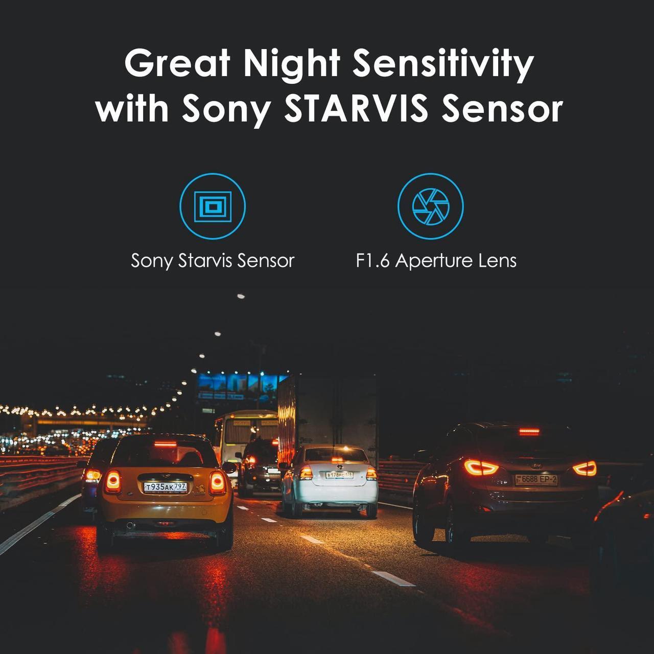 Alt view image 5 of 5 - [(Bundle: VIOFO A119 V3 with GPS + Hardwire Cable)]  VIOFO A119 V3 Dash Cam 2K Quad HD 1600P with GPS, True HDR, Super Capacitor, Buffered Parking Mode, Motion Detection