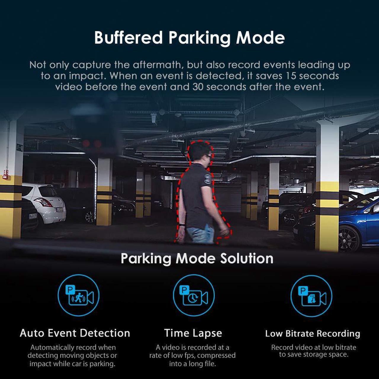 Alt view image 5 of 5 - [(Bundle: VIOFO A119 V3 with GPS + CPL)]  VIOFO A119 V3 Dash Cam 2K Quad HD 1600P with GPS, True HDR, Super Capacitor, Buffered Parking Mode, Motion Detection