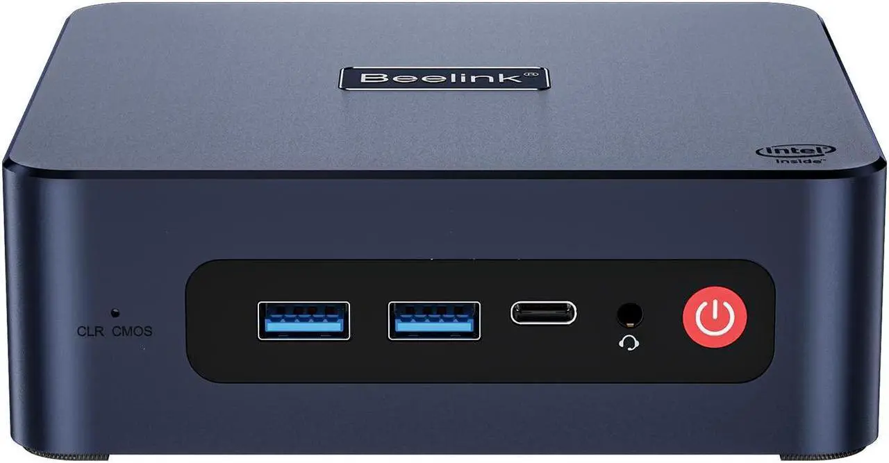 Main image of Beelink U59 Mini PC Intel N5105 4C/4T Turbo 2.9Ghz 16GB DDR4 512GB SSD Mini Computers, Dual HDMI + Type-C Triple 4K displays, Dual LAN Ports, 4xUSB3.0, PD Charge, WiFi 5, Openwrt or Plex