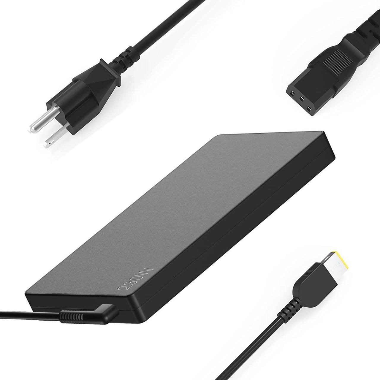 Main image of New 230W AC Adapter for Lenovo Legion 5 Charger,Lenovo Ideapad Legion Y920 Y910 Y900 Y740 Y730 Y7000 Y545 Y540 Lenovo Thinkpad P73 P53 P72 P52 P71 P51 P70 P50 Yoga A940 4X20E75111