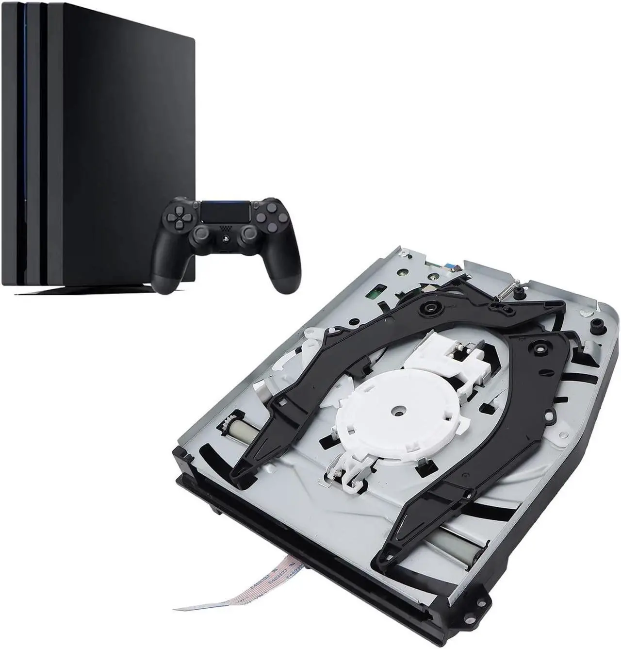 Alt view image 3 of 5 - ASHATA Ray Disk Drive for PS4 Slim, Game Console Replacement Internal Optical Drive Portable Ray Disk Drive for PS4 Slim Game Console