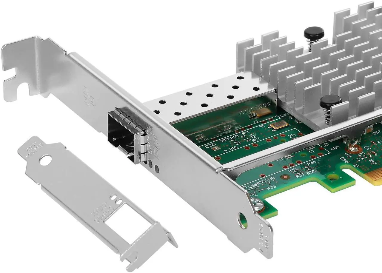 Alt view image 4 of 5 - Euqvos PCIe Ethernet Network Card for Intel X520-DA1 82599ES Chipset PCIe 2.0 x8 10Gb Single Port SFP+ LAN Card Support Windows Server/Windows/Linux/VMware/ESX