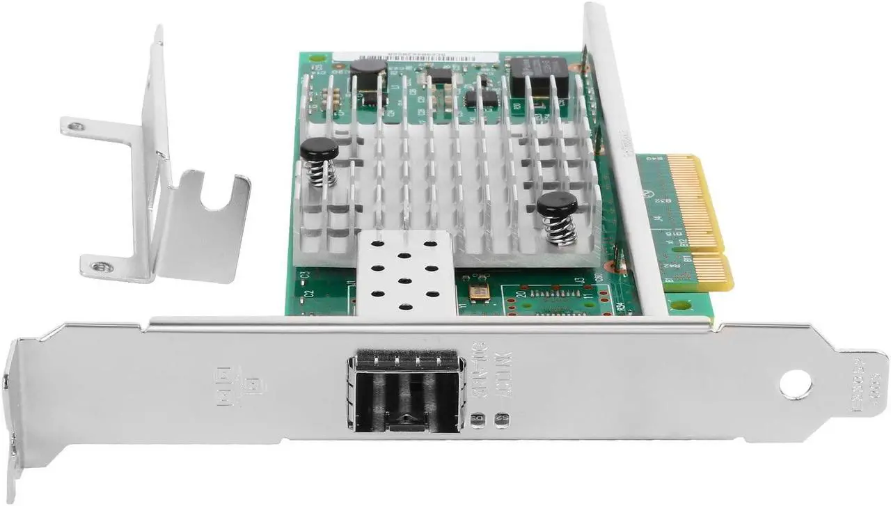 Alt view image 5 of 5 - Euqvos PCIe Ethernet Network Card for Intel X520-DA1 82599ES Chipset PCIe 2.0 x8 10Gb Single Port SFP+ LAN Card Support Windows Server/Windows/Linux/VMware/ESX