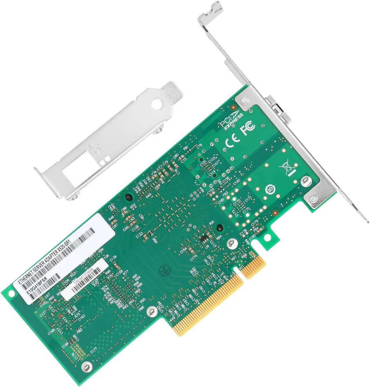 Alt view image 3 of 5 - Euqvos PCIe Ethernet Network Card for Intel X520-DA1 82599ES Chipset PCIe 2.0 x8 10Gb Single Port SFP+ LAN Card Support Windows Server/Windows/Linux/VMware/ESX