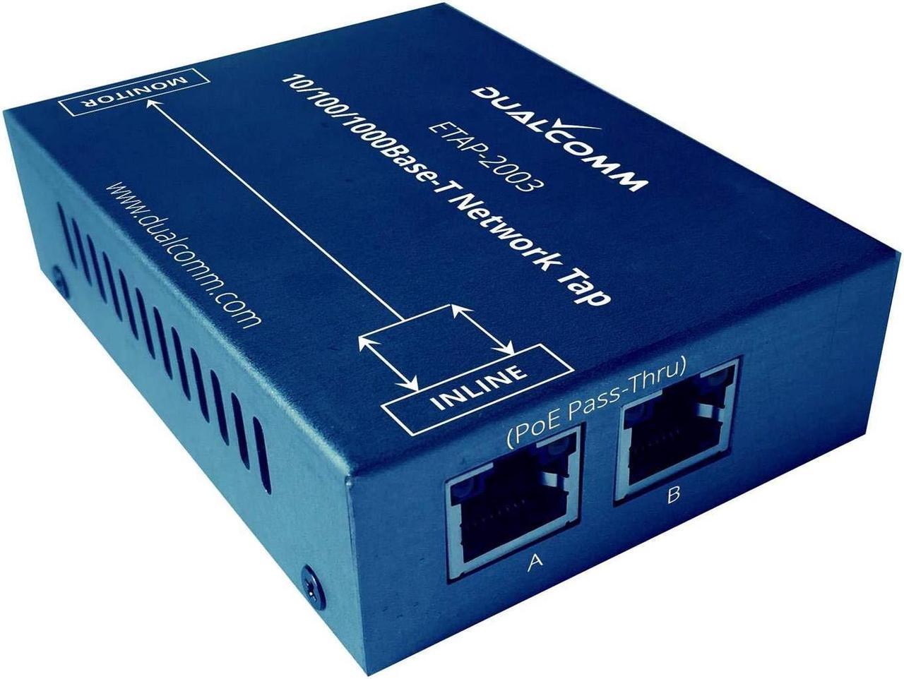 Main image of Dualcomm ETAP-2003 10/100/1000Base-T Gigabit Ethernet Network TAP