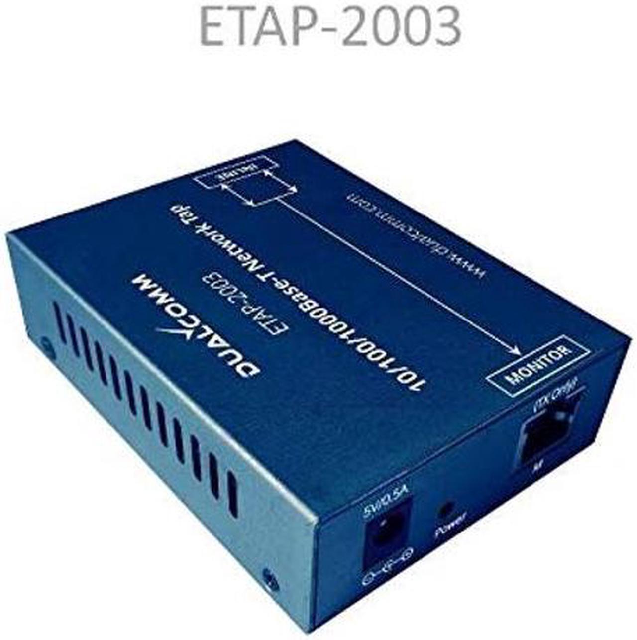 Alt view image 3 of 5 - Dualcomm ETAP-2003 10/100/1000Base-T Gigabit Ethernet Network TAP