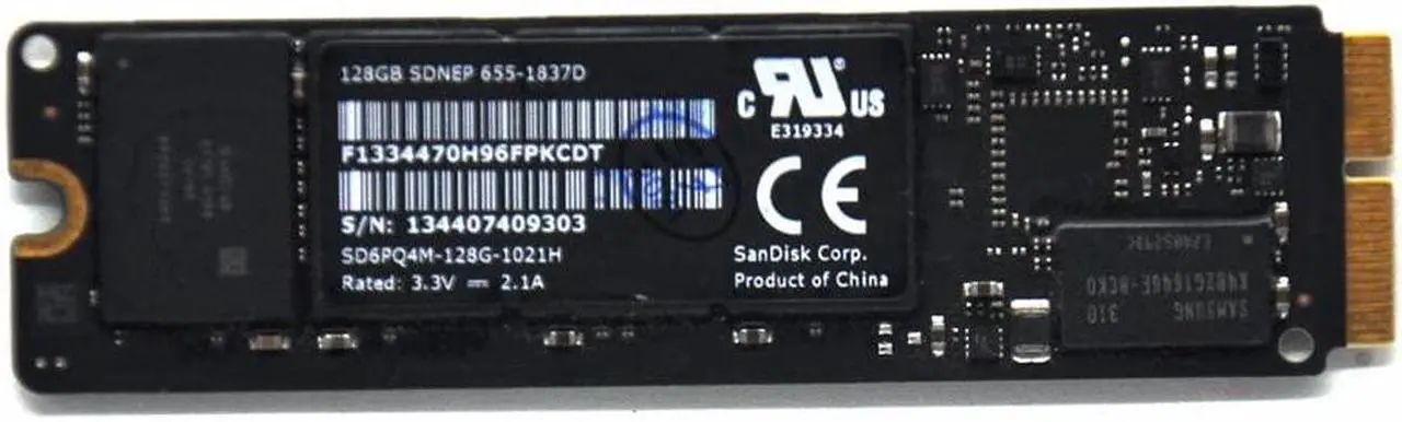 Alt view image 5 of 5 - Padarsey 128GB SSD Compatible for MacBook Air 11" A1465 (Mid 2013, Early 2014), 13" A1466 (Mid 2013, Early 2014)