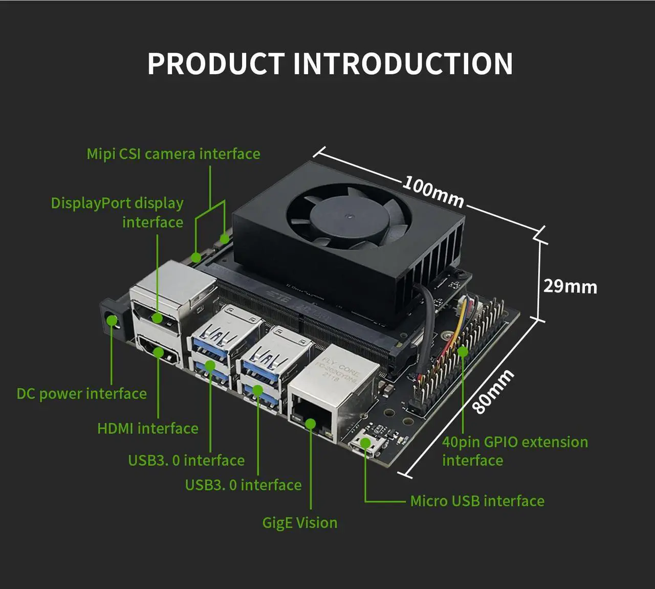 Alt view image 5 of 5 - Jetson Nano Developer Kit 16G eMMC onboard for AI Machine Learning