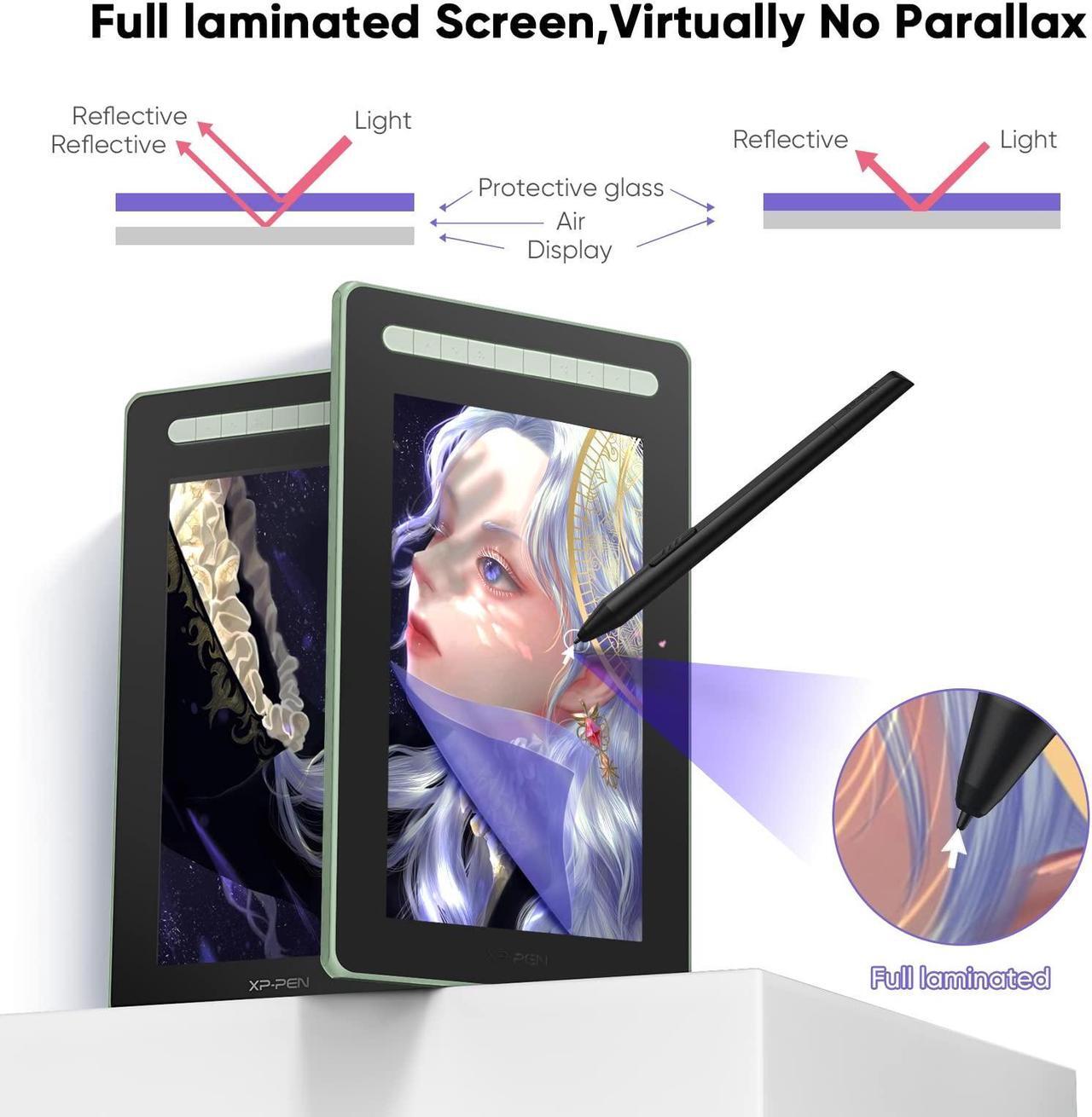 Alt view image 3 of 5 - XPPen Artist 16 2nd Graphics Drawing Tablet with Screen Full-Laminated Tilt Battery-Free Stylus 10 Shortcut Keys, Compatible with Windows, Mac, Linux, Chromebook and Android 15.4 inch Pen Display