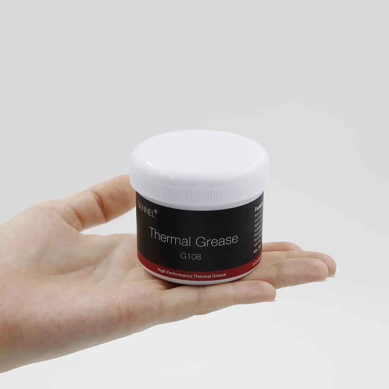 Alt view image 4 of 5 - GENNEL G108 100g High Performance Thermal Paste, CPU Heatsink Paste, Thermal Compound, Carbon Based Thermal Conductive Grease for CPU Processor Coolers GPU IC LED Chipset Ovens PS4 PS5 Xbox