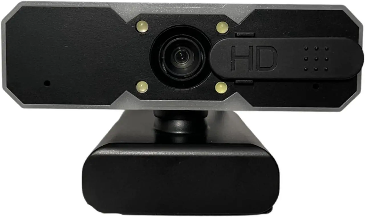 Main image of Generic RGB Webcam - 1080p HD Web Cam with Microphone, Privacy Cover - 7 RGB Lights, 2-Level Adjustable Brightness - Computer, Desktop PC, Laptop Web Camera for Live Streaming, Skype, Video Calls