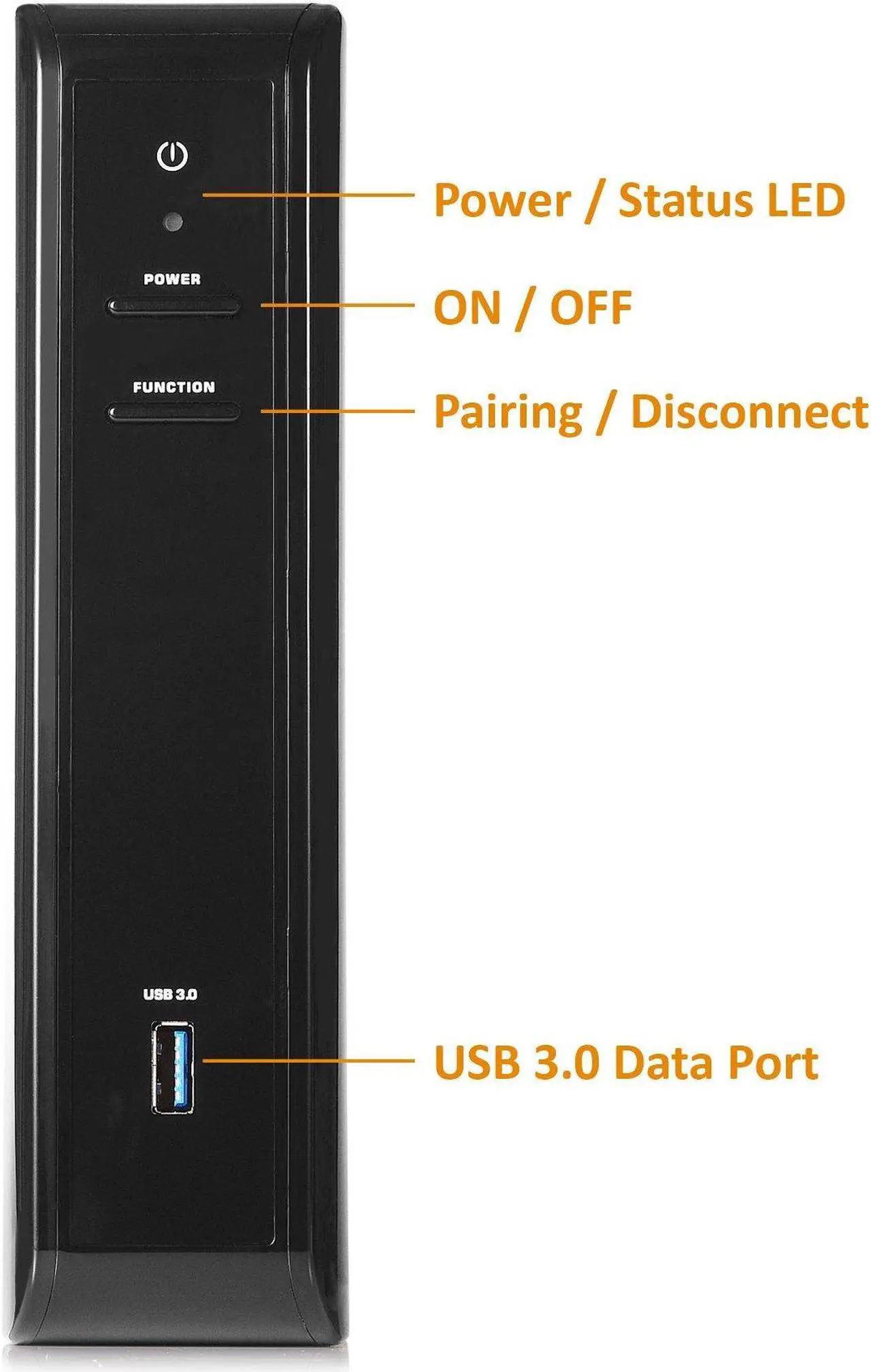 Alt view image 3 of 5 - [Intel Certified] Cable Matters WiGig Tri Band Wireless Docking Station for Windows Computers