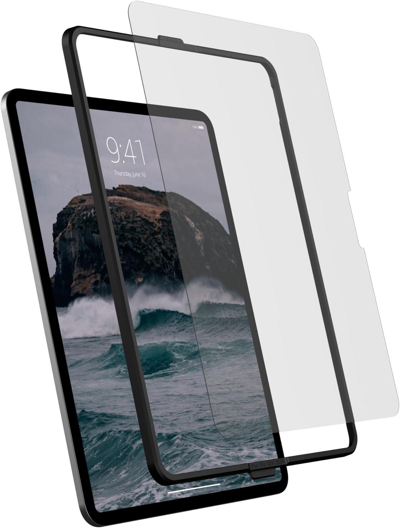 Alt view image 5 of 5 - URBAN ARMOR GEAR UAG Designed for iPad Pro 13" Glass Screen Protector (7th Gen 2024, M4) A2926, A2925, A3007 Glass Shield Clear, Ultra HD Anti-Fingerprint Scratch Resistant Tempered Glass