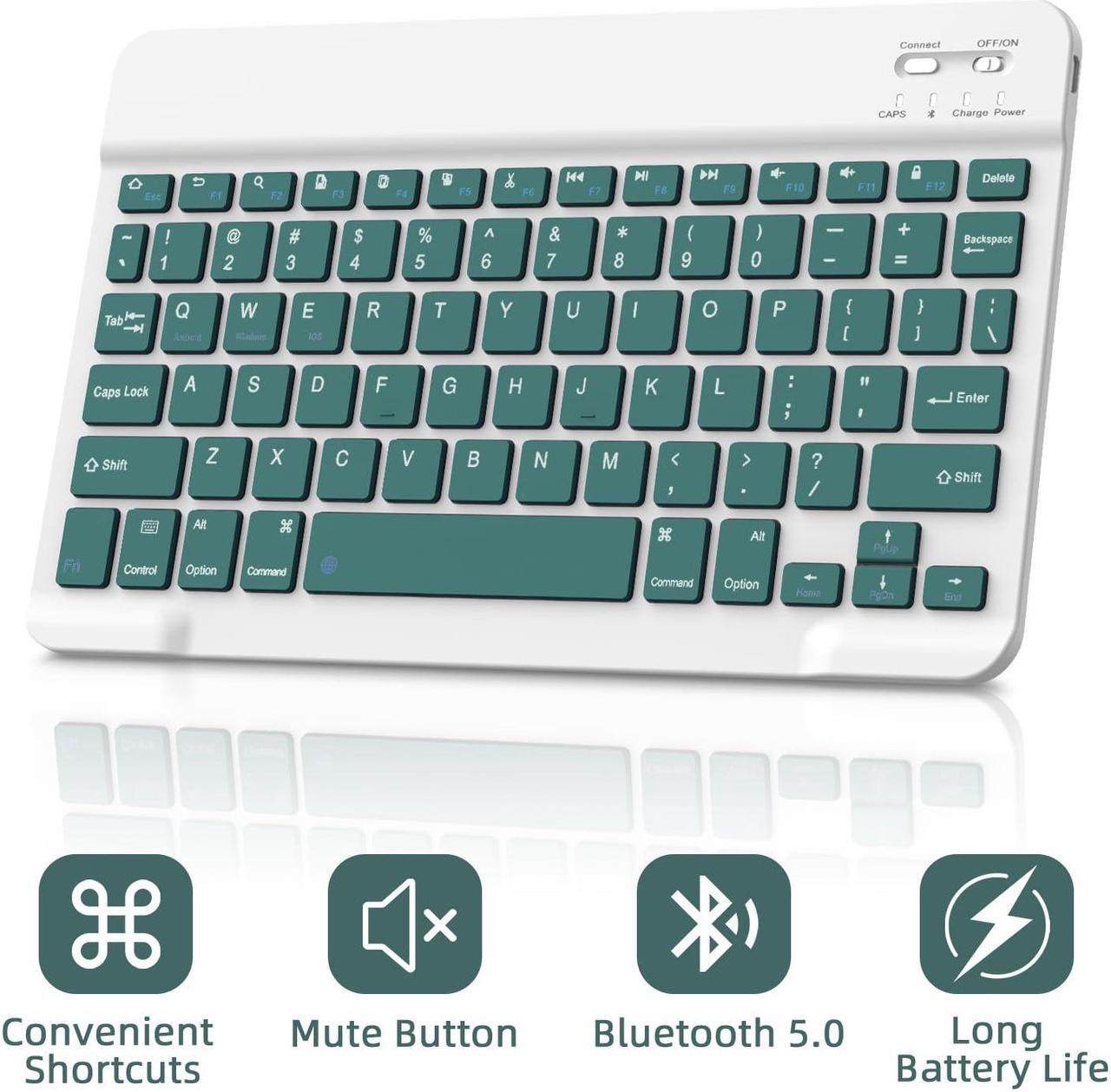 Alt view image 4 of 5 - GOKOCO for iPad Pro 11 inch M4 2024 Case with Keyboard-Keyboard Case for iPad Pro 11" 2024 with Pencil Holder,Wireless Detachable Keyboard,Auto Sleep/Wake Function-Dark Green