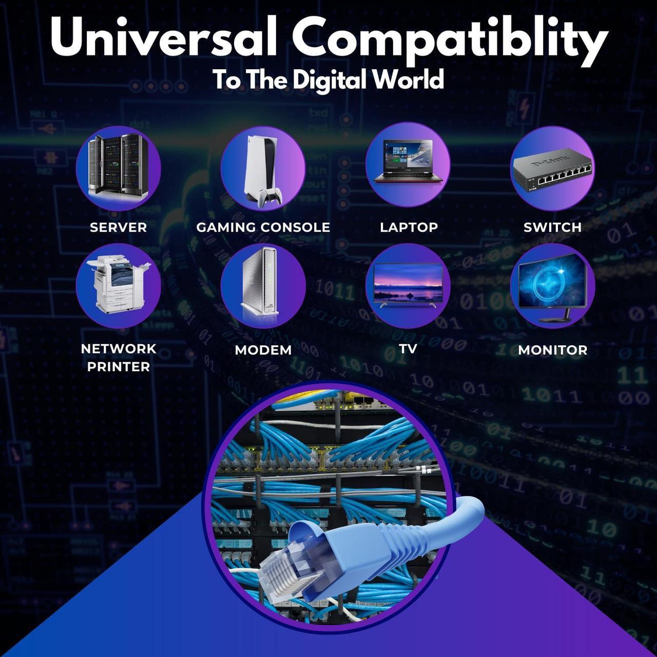 Alt view image 3 of 5 - BNCables | 550MHZ CAT6 Plenum Cable 1000ft, 23AWG 4Pair, Solid Network Cable Unshielded Twisted Pair (UTP), Available in 7 Colors (1000ft, Gray)