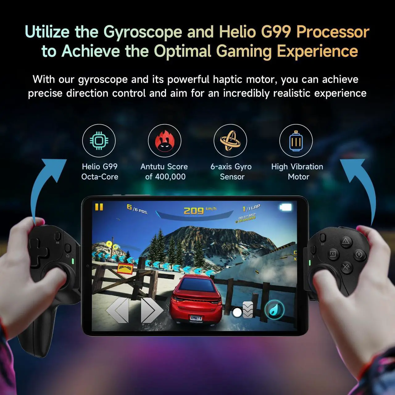 Alt view image 3 of 5 - ALLDOCUBE iPlay 60 Mini Pro 16GB+256G Tablet with Case