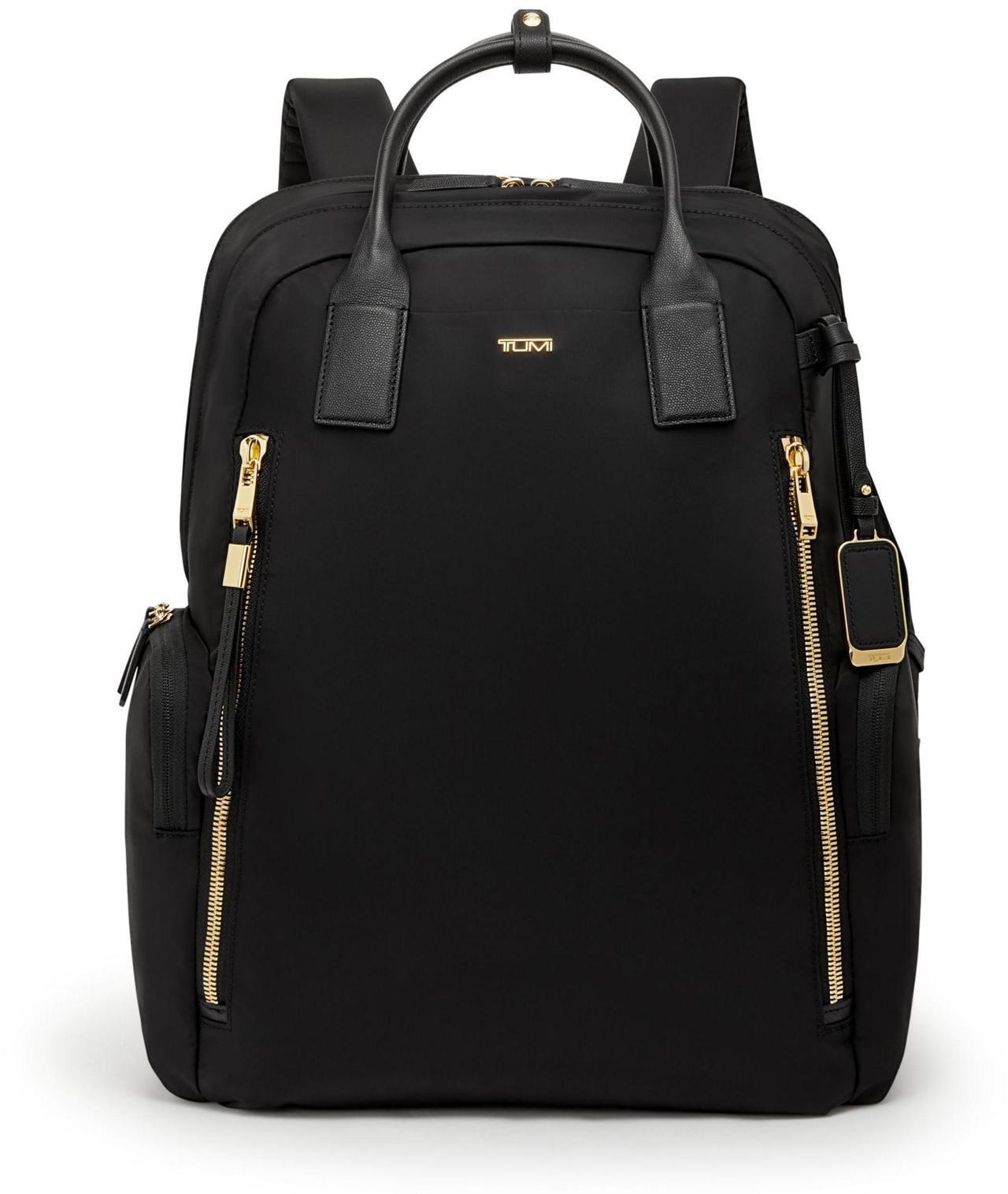 Main image of TUMI - Voyageur Atlanta Backpack - Travel Backpack for Women - For Business, Commute - Holds Up to 17" Laptop - Black & Gold Hardware