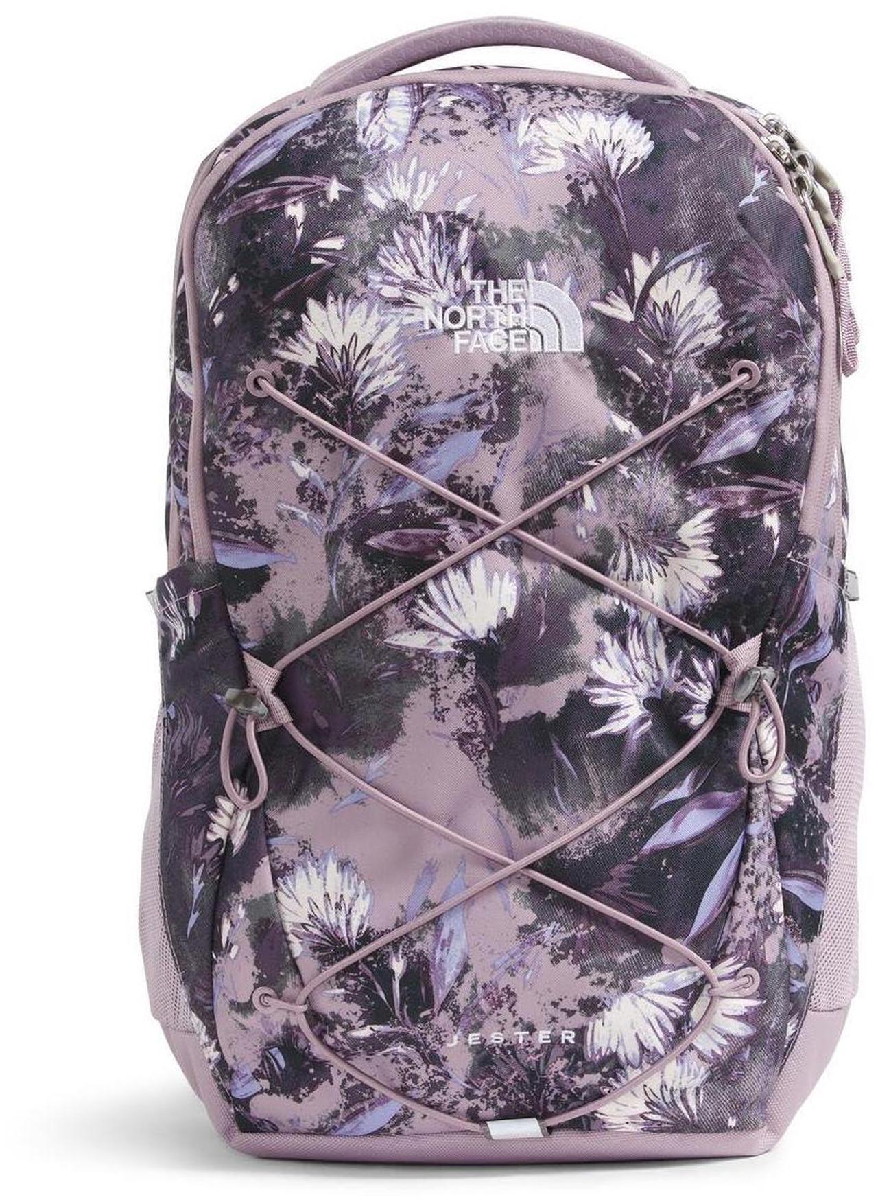 Main image of THE NORTH FACE Women's Jester Everyday Laptop Backpack - PFAS Free, Ashen Purple Prairie Flowers Print/Ashen Purple, One Size