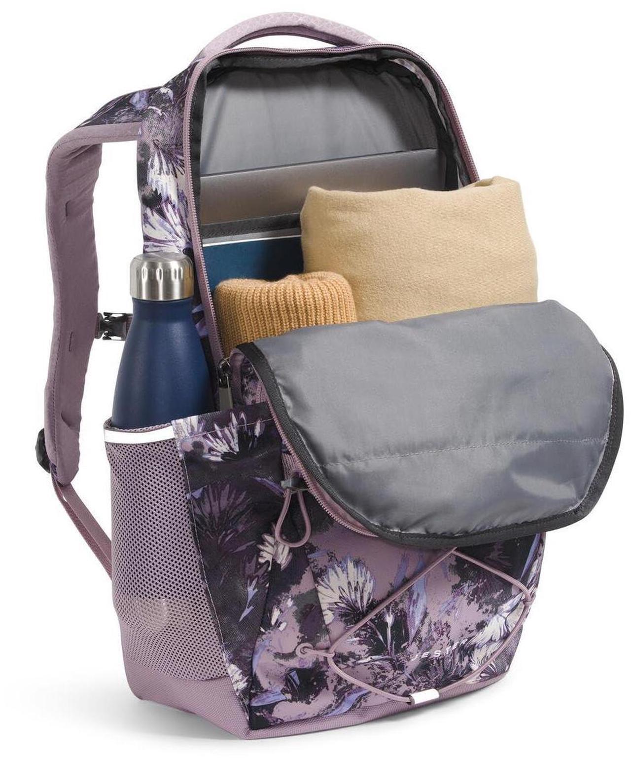 Alt view image 5 of 5 - THE NORTH FACE Women's Jester Everyday Laptop Backpack - PFAS Free, Ashen Purple Prairie Flowers Print/Ashen Purple, One Size