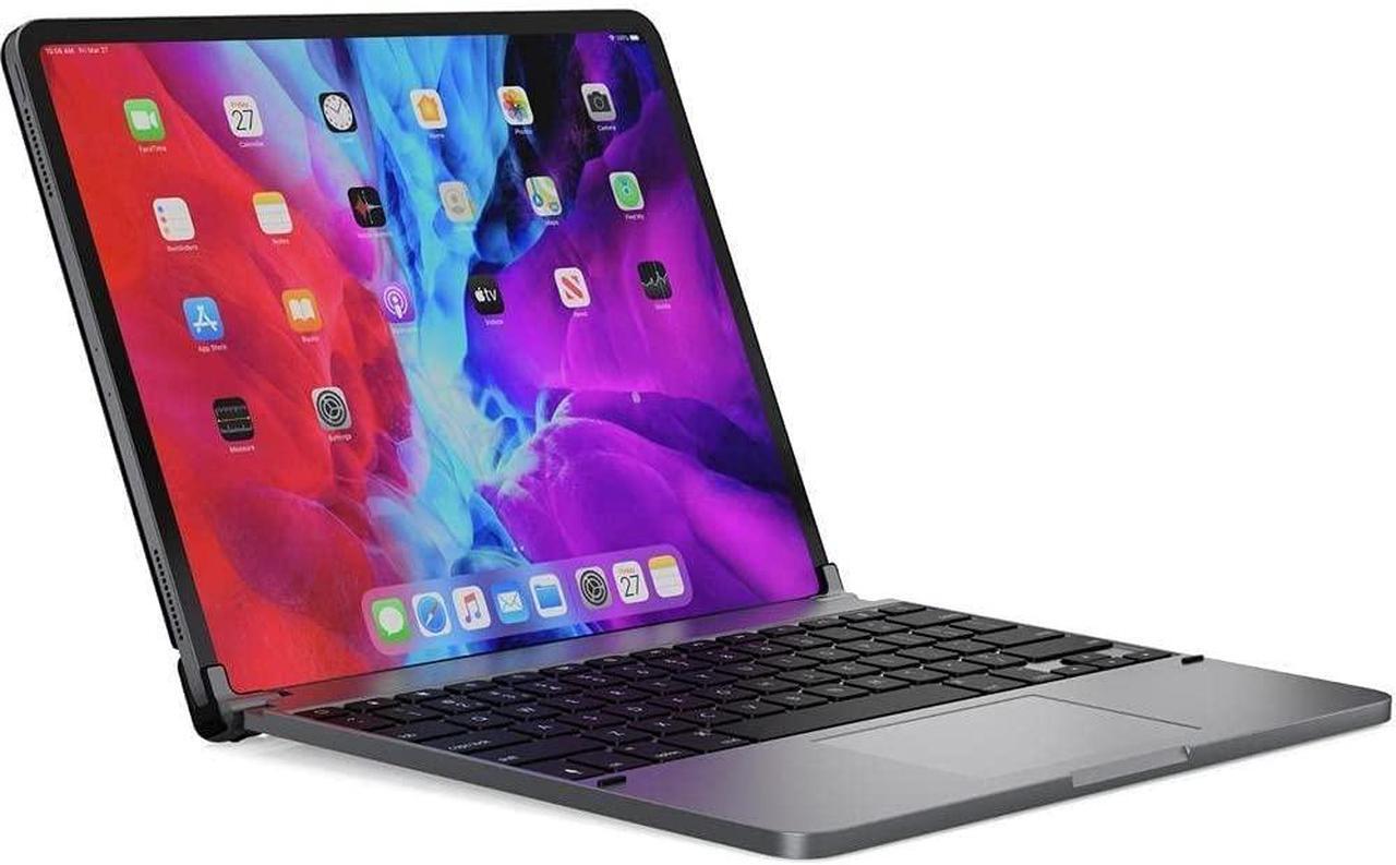 Main image of Brydge 11.0 Pro+ Wireless Keyboard with Trackpad | Compatible with iPad Pro 11-inch (1st, 2nd & 3rd Gen) | Native Multi-Touch Trackpad | Backlit Keys | (Space Gray)