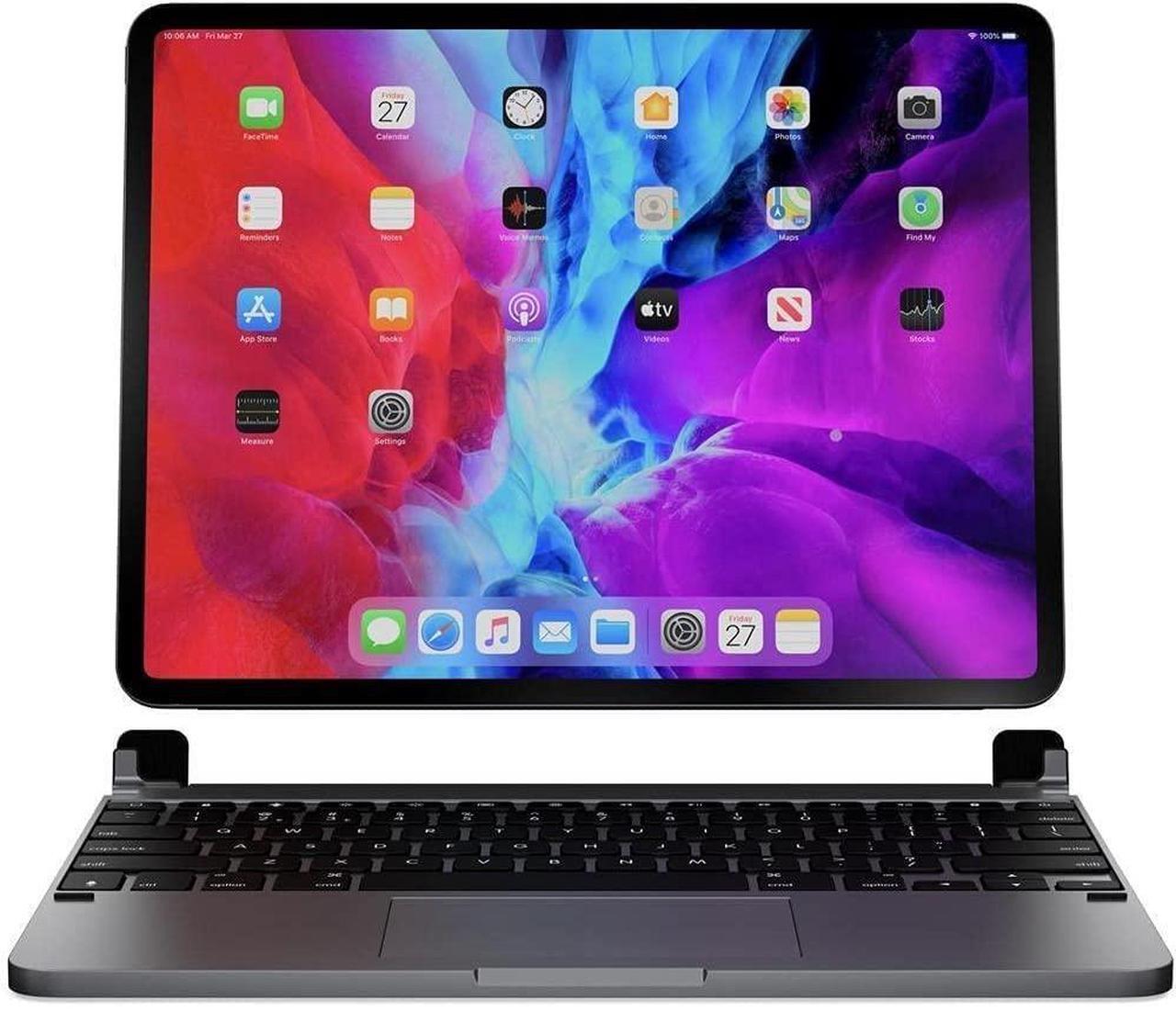 Alt view image 4 of 5 - Brydge 11.0 Pro+ Wireless Keyboard with Trackpad | Compatible with iPad Pro 11-inch (1st, 2nd & 3rd Gen) | Native Multi-Touch Trackpad | Backlit Keys | (Space Gray)