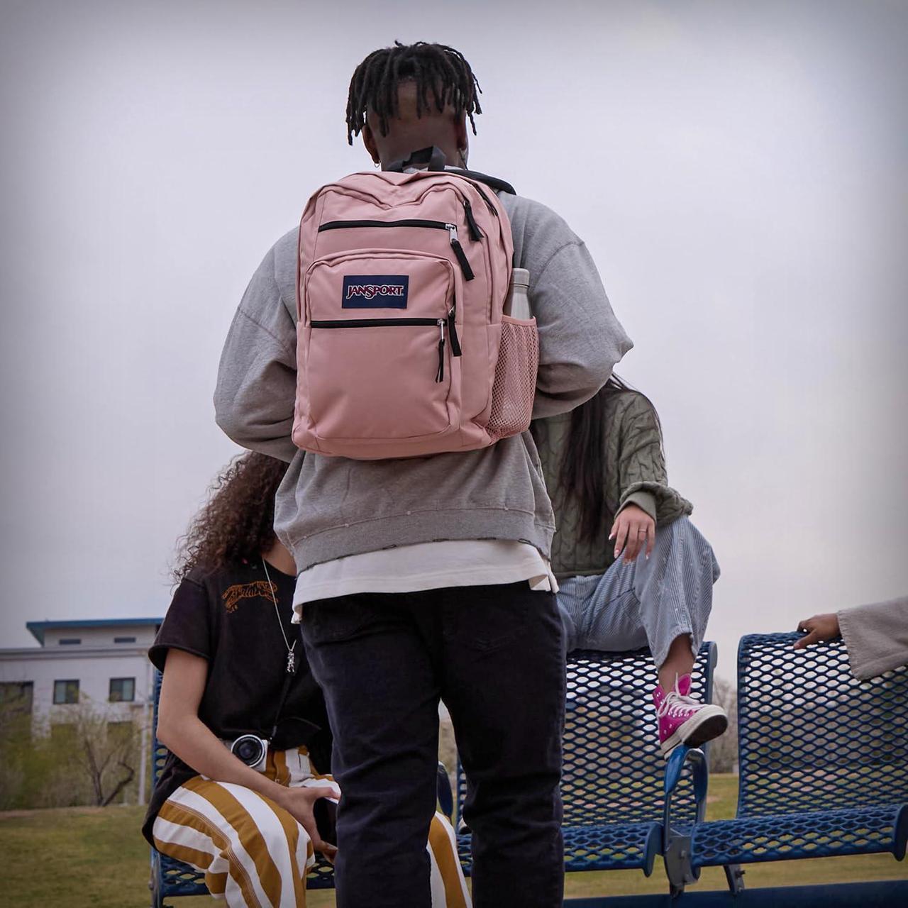 Alt view image 4 of 5 - JanSport Laptop Backpack - Computer Bag with 2 Compartments, Ergonomic Shoulder Straps, 15" Laptop Sleeve, Haul Handle - Book Rucksack - Batik Wash