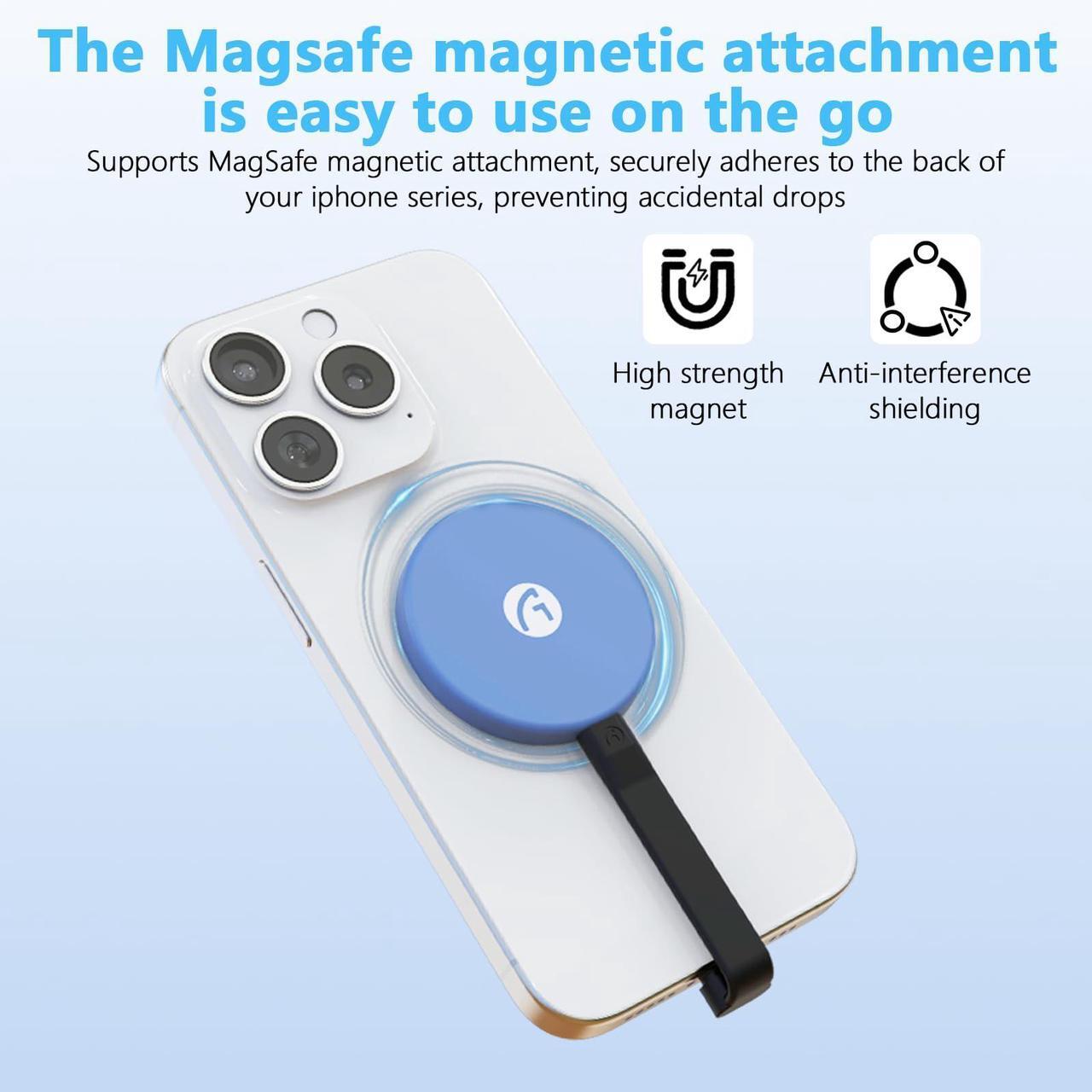 Alt view image 5 of 5 - Aiffro P08 Magnetic PSSD,for iPhone MagSafe Portable SSD, Upto 550MB/s-Type-C