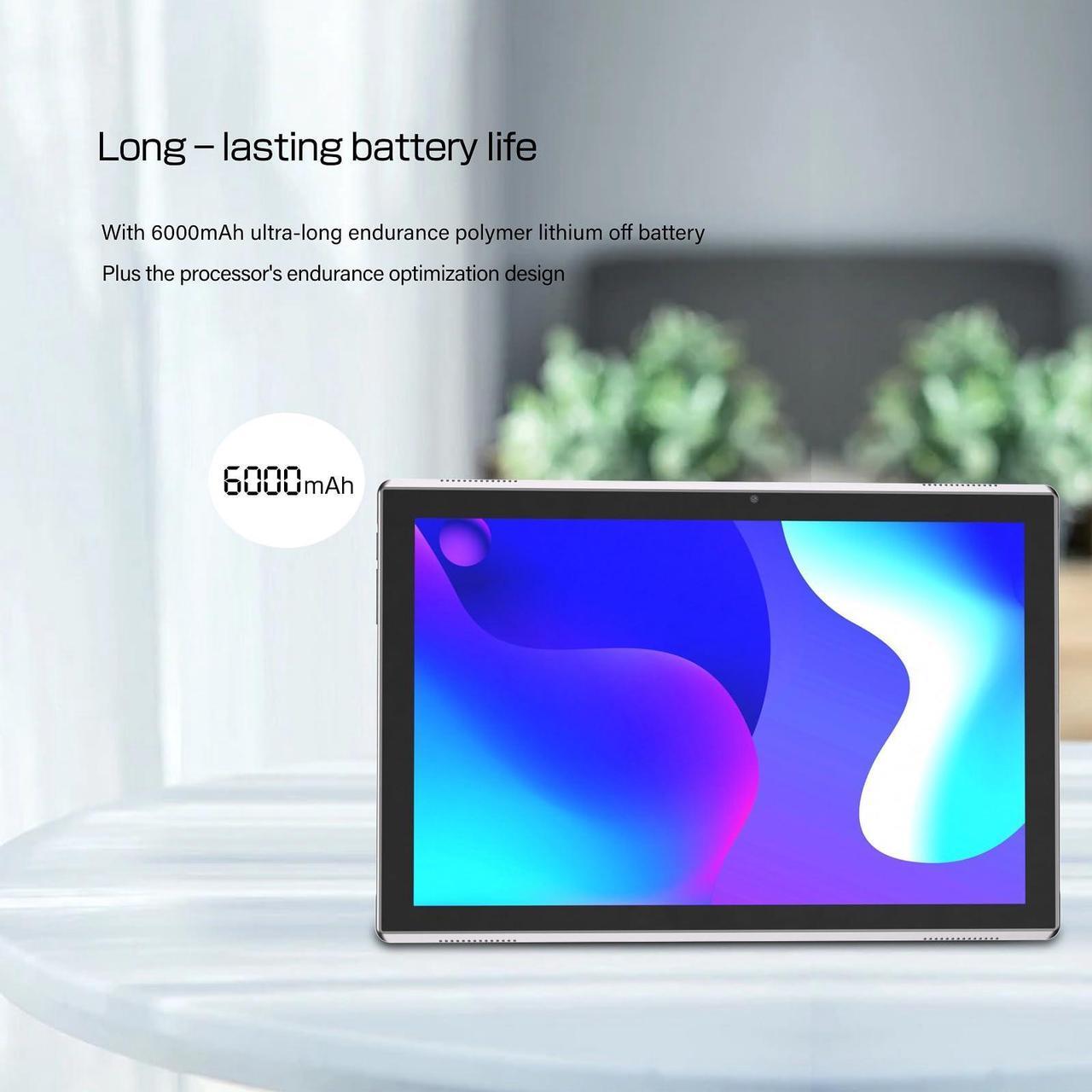 Alt view image 3 of 5 - Tablet 10 Inch Tablets, Google Android Tablet 10", Quad-Core Processor Tableta Computer with 32GB ROM 2GB RAM, 2+8MP Camera WiFi BT 10.1 in HD Display Tab, 6000mAh Long Battery Life Tablet PC New.