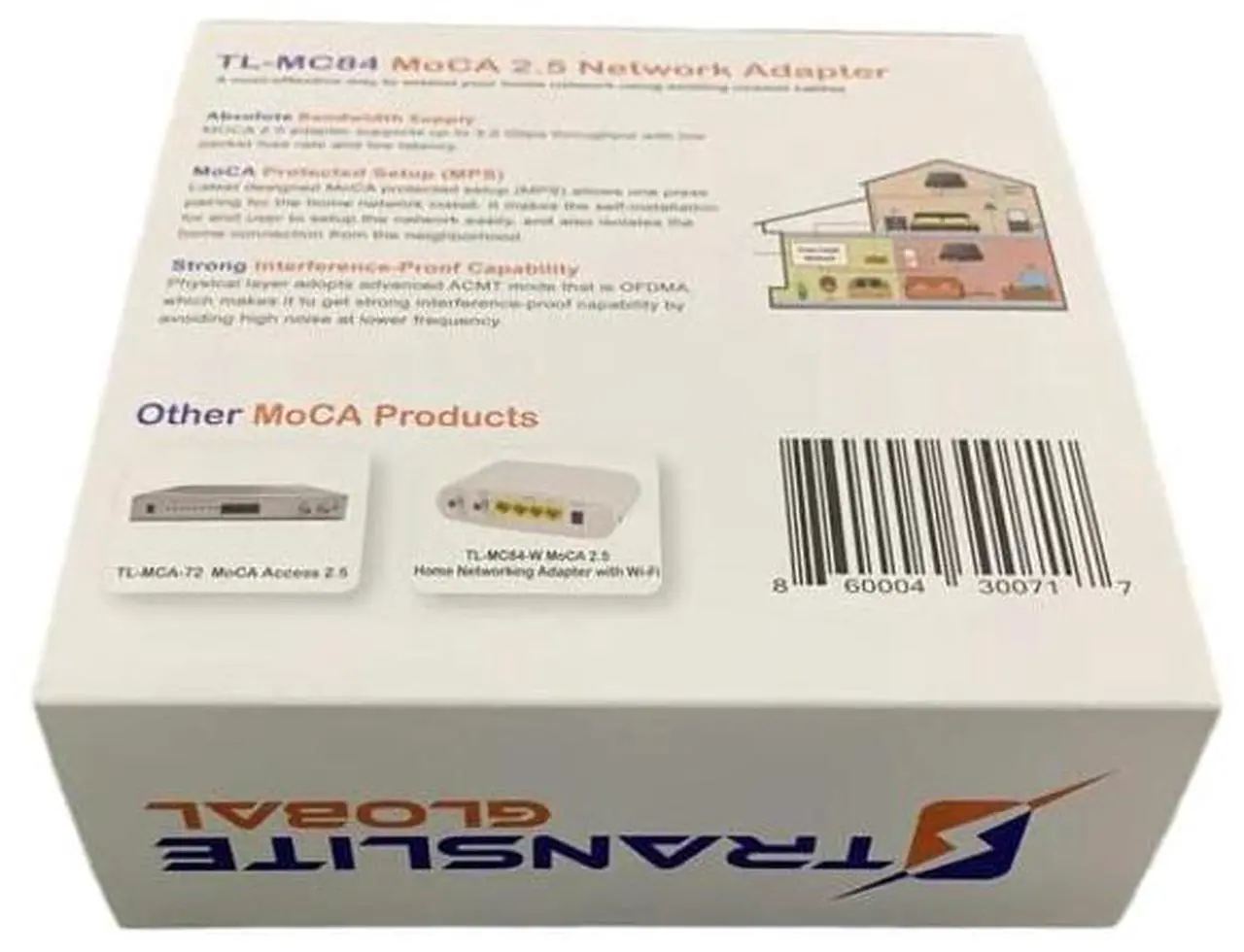 Alt view image 2 of 5 - MoCA 2.5 with 2 Gigabit Ethernet Ports - Ethernet Over Coaxial Adapter (1 GBPS -Single Unit)