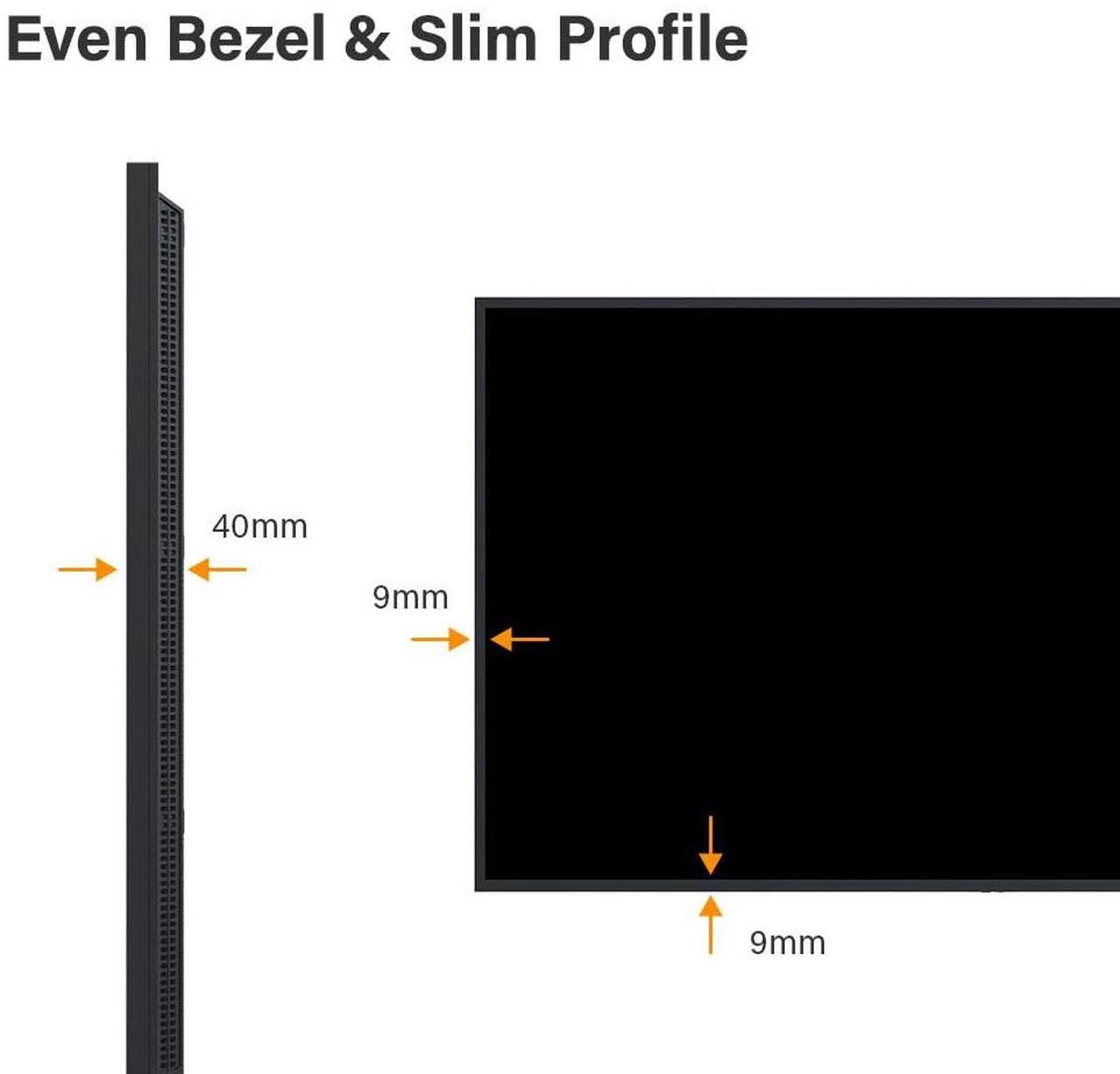Alt view image 2 of 5 - AG Neovo DS4351U 43'' Commercial Digital Signage Display for Business, All-in-one, 4K UHD, 500 nits, HDMI, USB, LAN, WiFi, 3-Year Waranty, 24/7 Operation, Portrait and Landscape