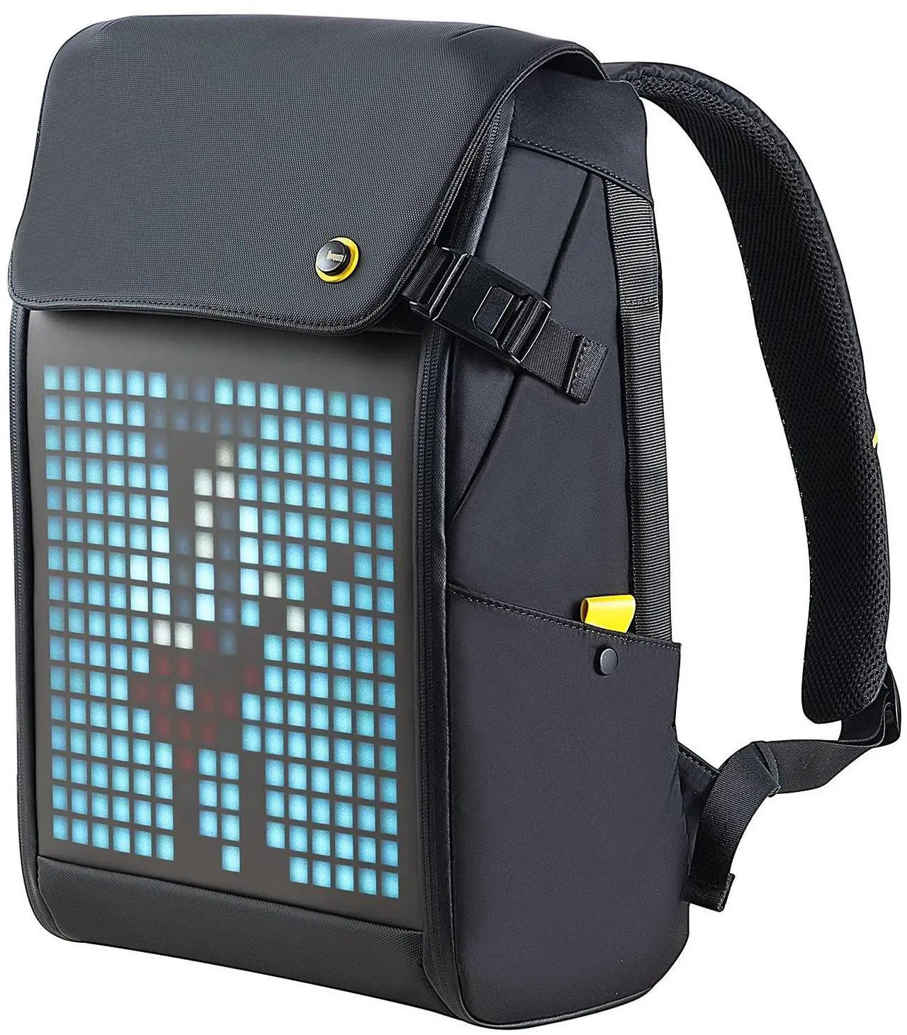 Alt view image 2 of 5 - Divoom LED Display Laptop Backpack and Sling Bag-V with App Control, Cool DIY Pixel Art Animation Fashion Backpack, Unique Gift for Men or Women