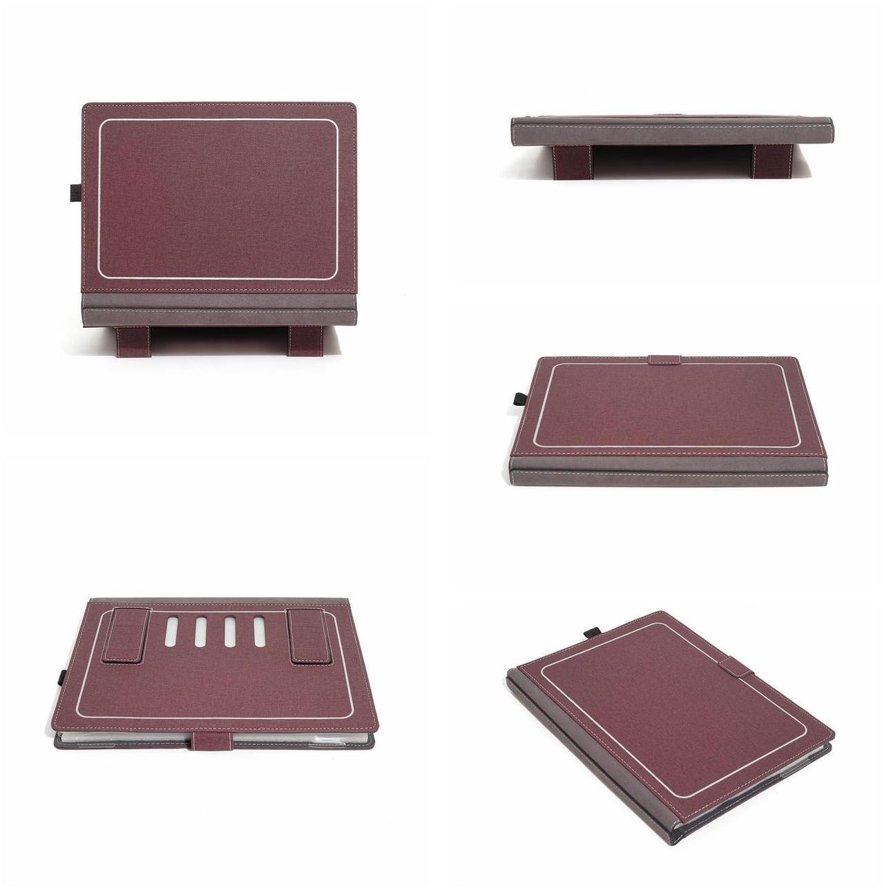 Alt view image 5 of 5 - Honeymoon Protective Case Cover for 16 Inch Samsung Galaxy Book 4/3 Pro & Galaxy Book5/4/3 Pro 360 & Galaxy Book 4/3 Ultra[Not fit Galaxy Book4/3 360],Multi-Angle Stand with Heat-Vent,Red