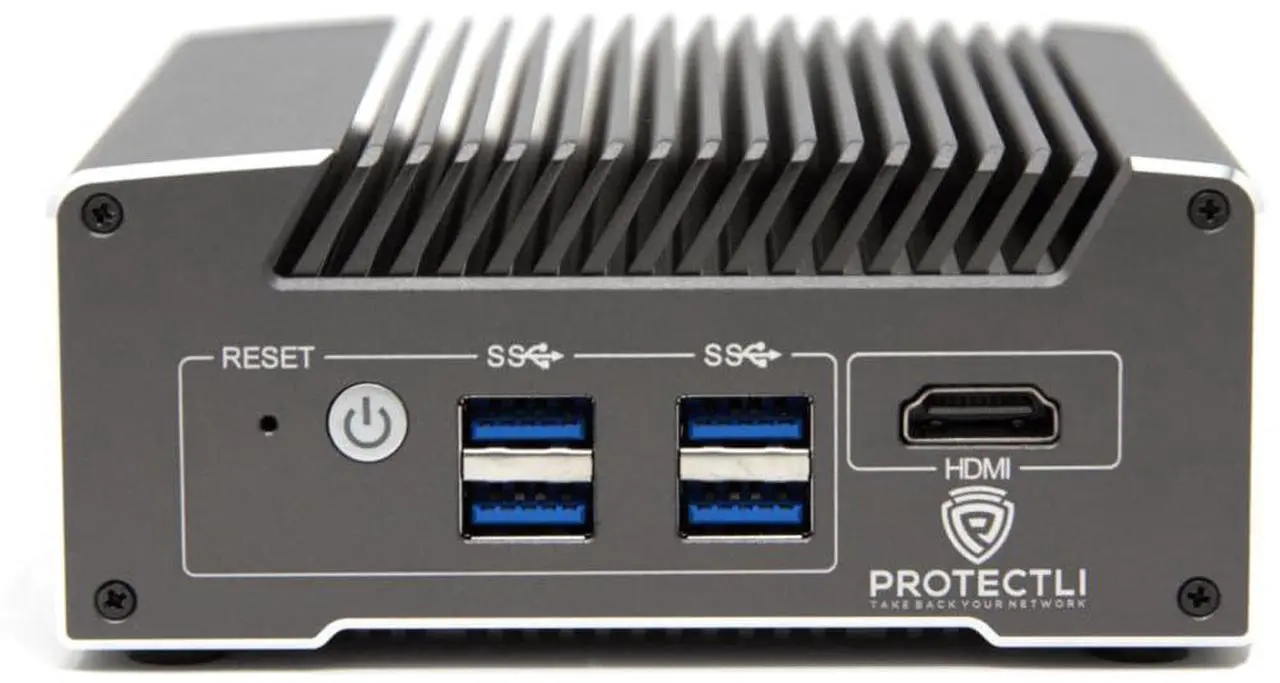Alt view image 2 of 4 - Protectli Vault V1211-2 Port, Micro Appliance/Mini PC - Intel N5105, 2X 2.5G NICs, 8GB LPDDR RAM on-Board, 32GB eMMC on-Board, 500GB NVMe SSD