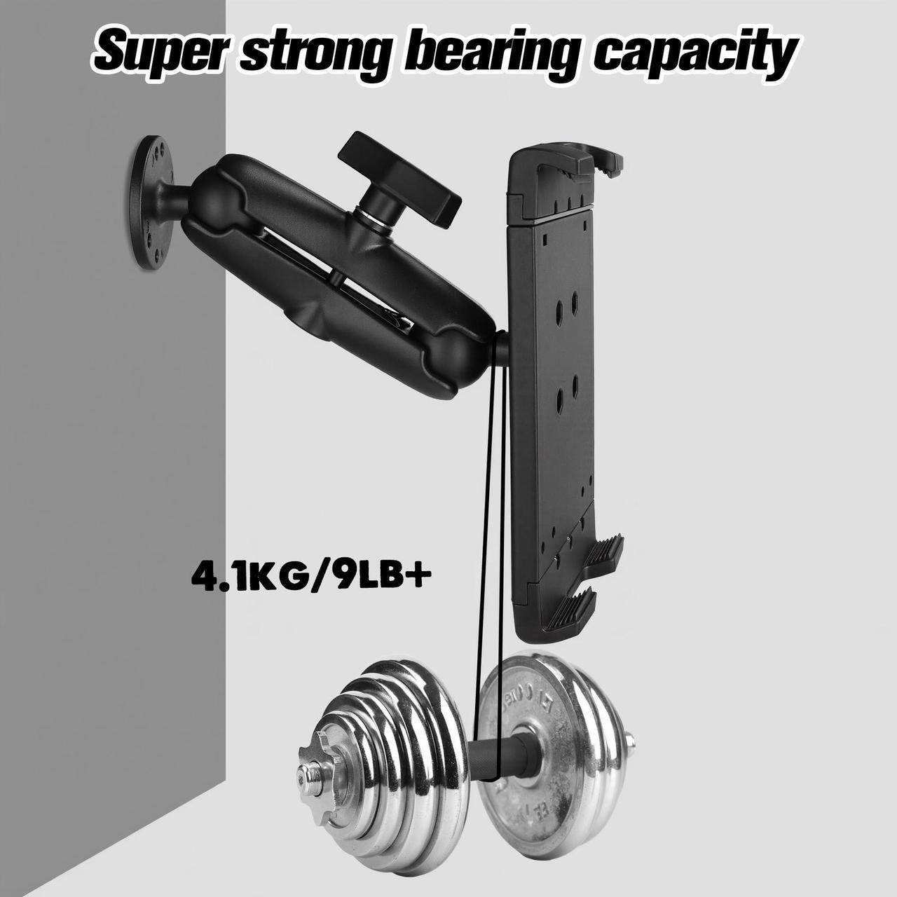Alt view image 5 of 5 - VINmounts Aluminum Heavy Duty Tablet Mount for Truck, Drill Base Tablet Holder for Car, Compatible with 7.5''-10.2'' Tablets/iPad, iPad Car Mount for Truck, Boat, Dashboard.