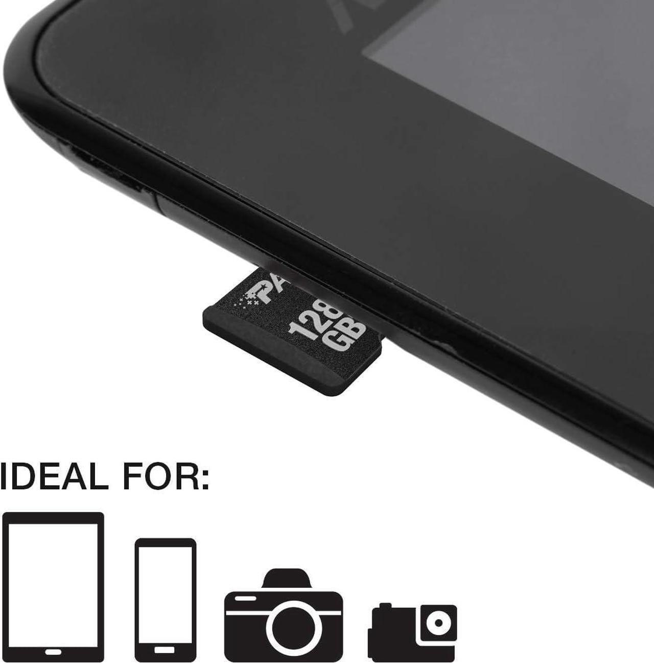Alt view image 2 of 5 - Patriot LX Series Micro SD Flash Memory Card 128GB - 5 Pack