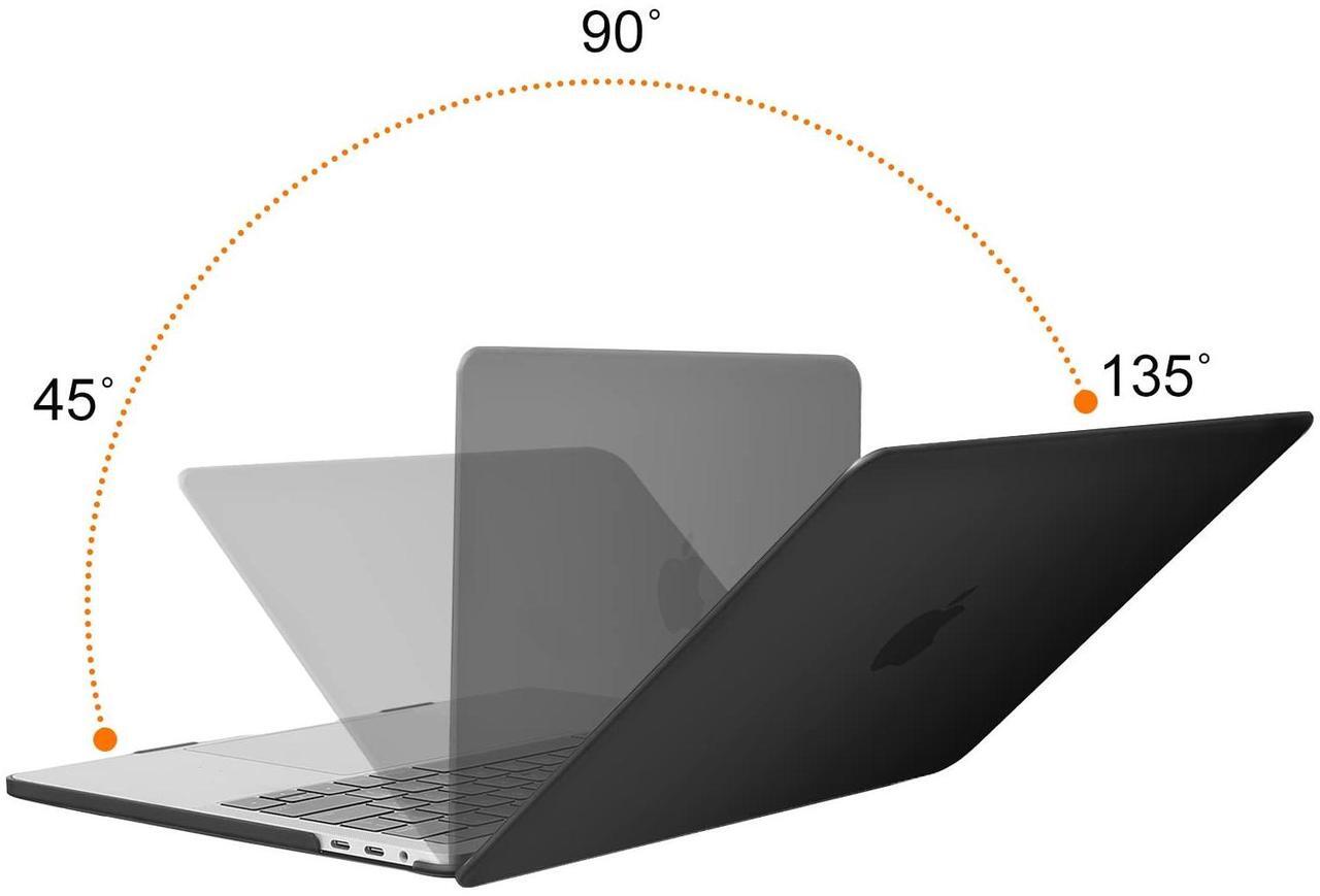 Alt view image 3 of 5 - MOSISO Compatible with MacBook Pro 13 inch Case M2 2024, 2023, 2022-2016 M1, Faux Suede Leather Laptop Sleeve with Small Bag&Hard Shell&Keyboard Cover&Screen Protector&Storage Bag, Black