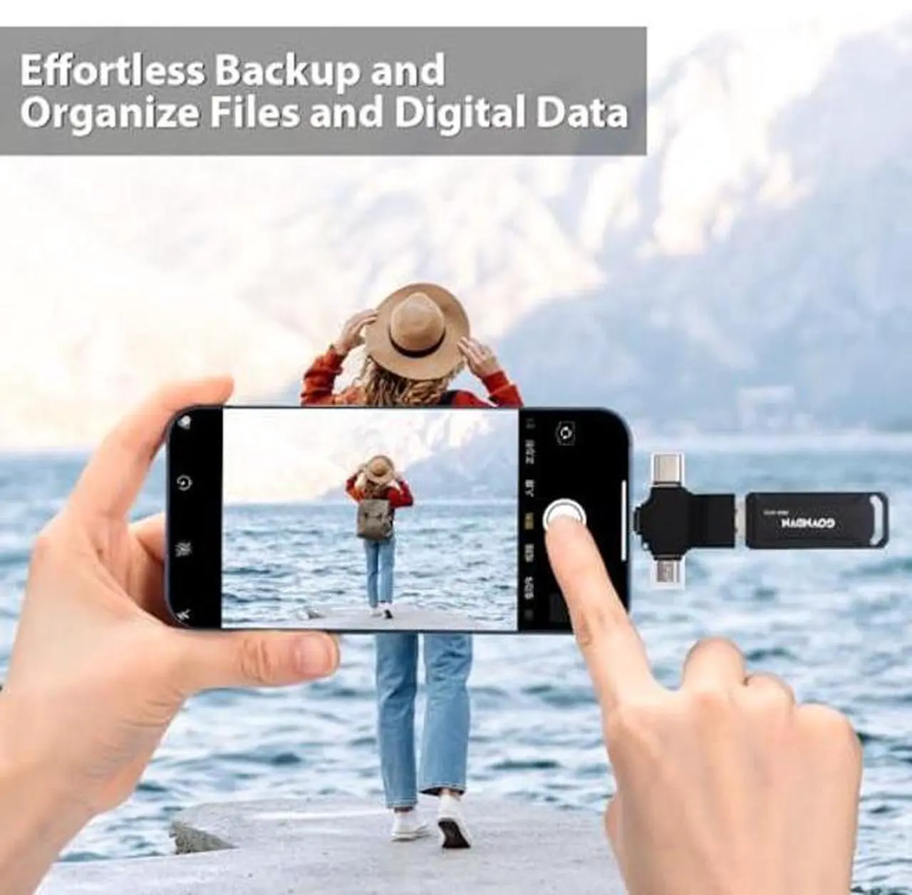 Alt view image 5 of 5 - Auto-Backup All Devies Photo-Stick 512GB iStore Pro, 4-in-1 iPhone-Photo-Stick USB-Flash-Drive for Photo Video Contact| iPhone-Memory-Stick Apple Thumb-Drive for iPad,iPhone,PC,Android Phones,Tablets