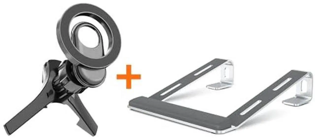 Main image of NTMY Laptop Stand for Desk + Magic MagSafe Car Mount Vent