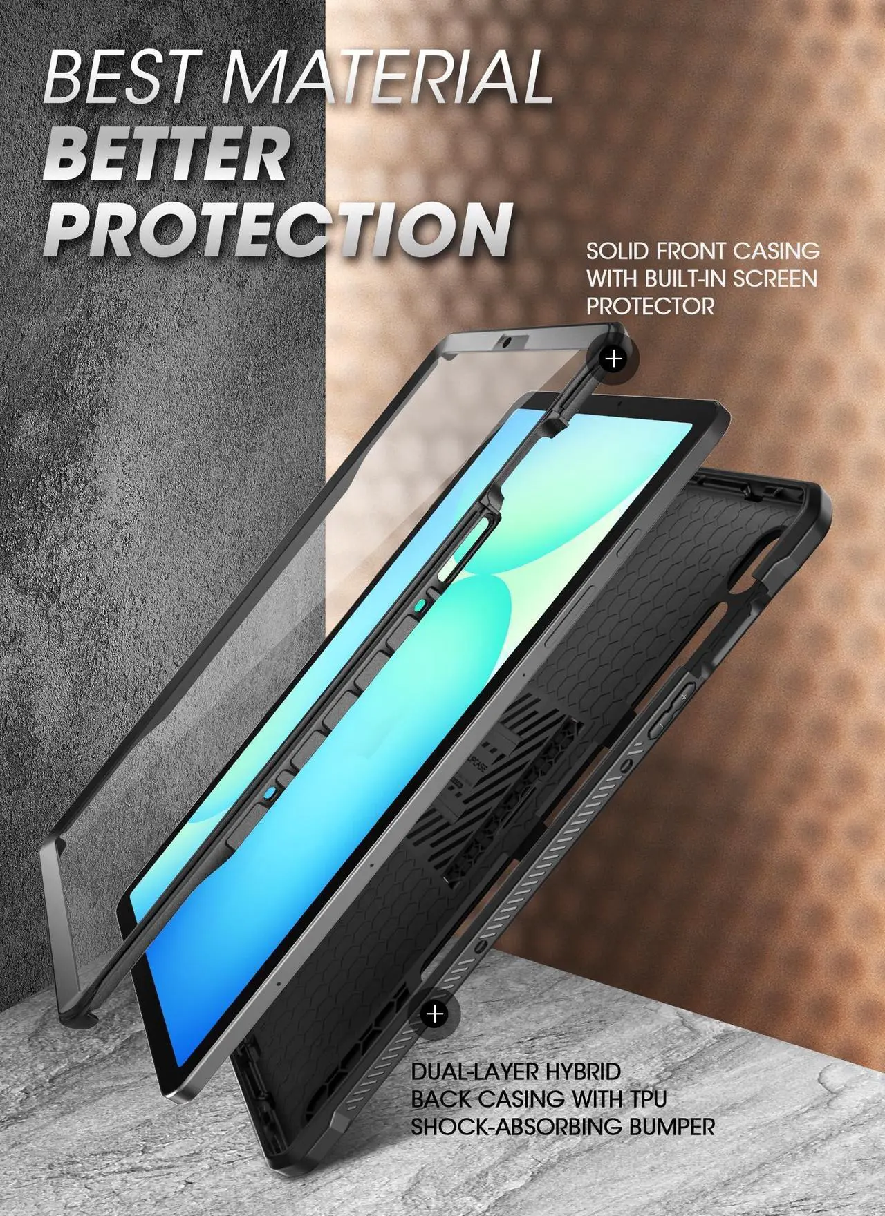SUPCASE Unicorn Beetle Pro Case for Samsung Galaxy Tab S10 FE - Thumbnail 4