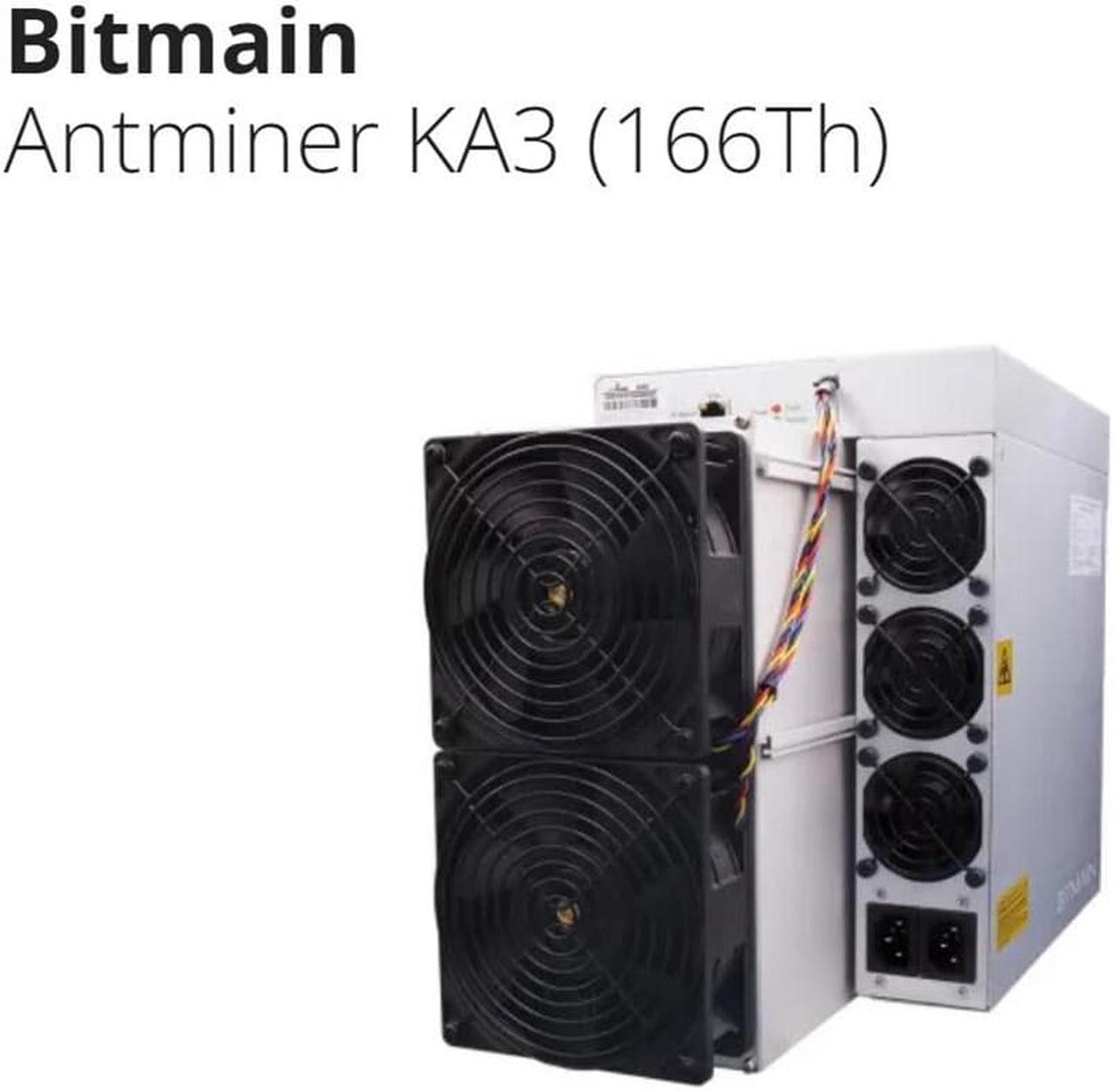 Antminer KA3 166TH/S Most Efficient Miner KDA Mining Machine KDA Blake2S Air-cooling with  3154W Power Supply Included