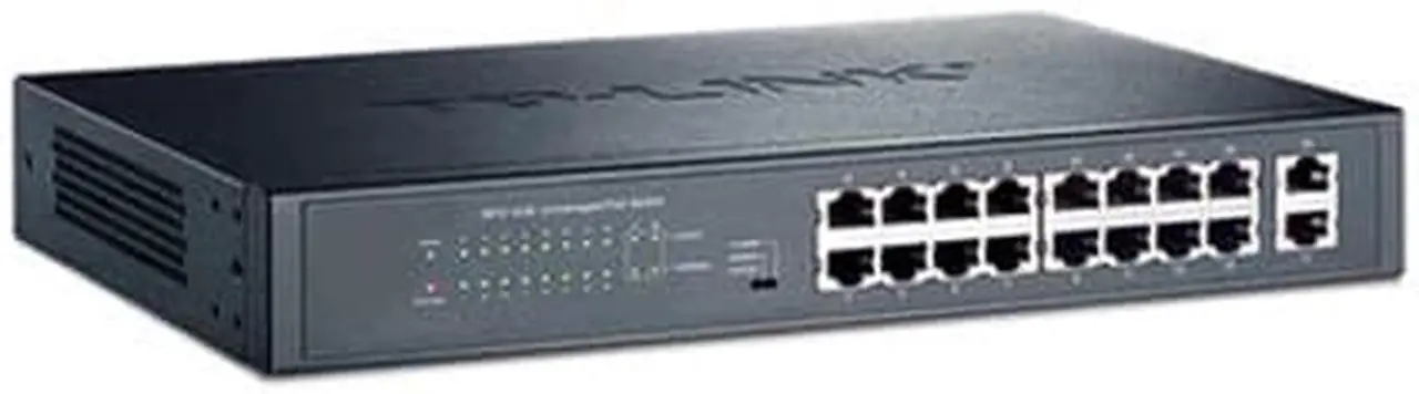 Alt view image 2 of 3 - 18-port PoE switch AP network security surveillance camera 16-port 100M Poe power supply module dual Gigabit uplink cabinet rack-mounted Vlan isolation