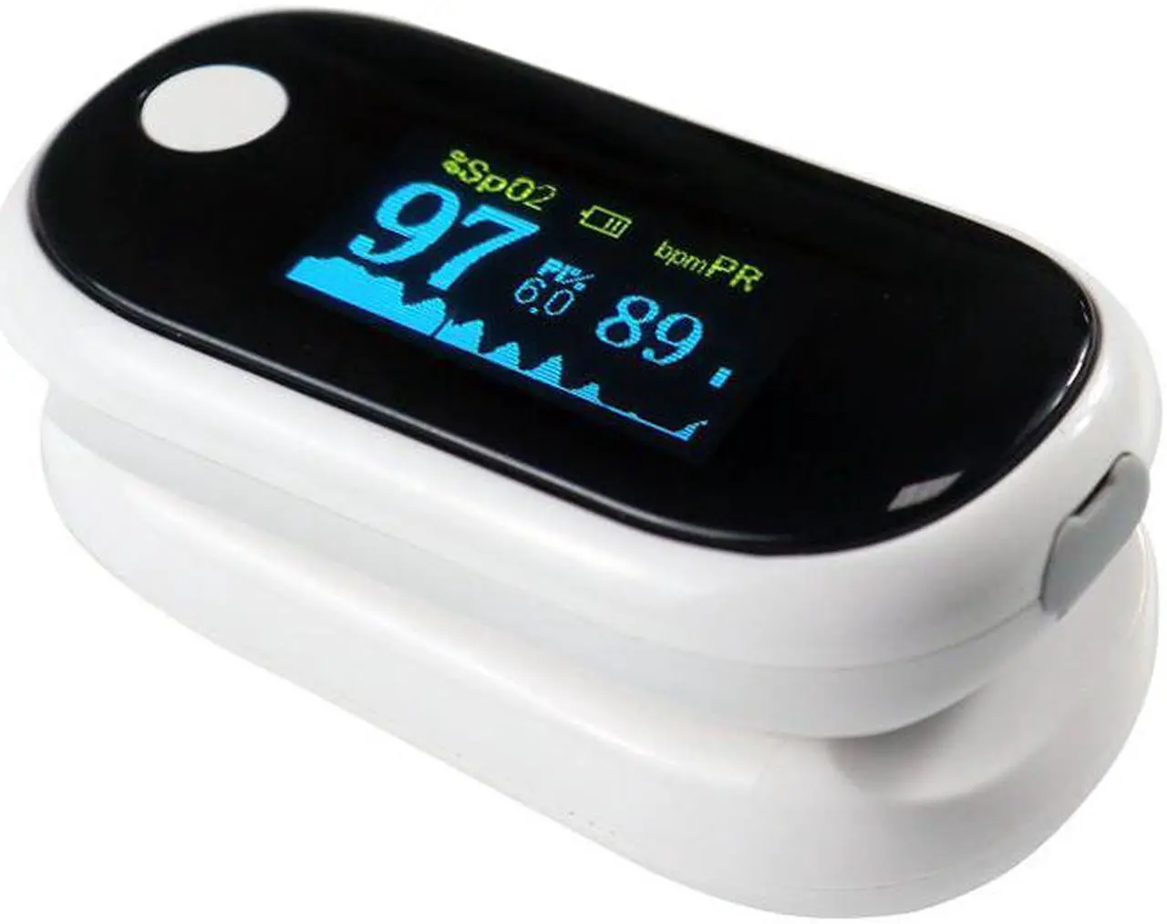 Alt view image 5 of 6 - Mericonn USB charging Pulse Oximeter with lithium battery PI index adult SP02 oximeter for Home Use